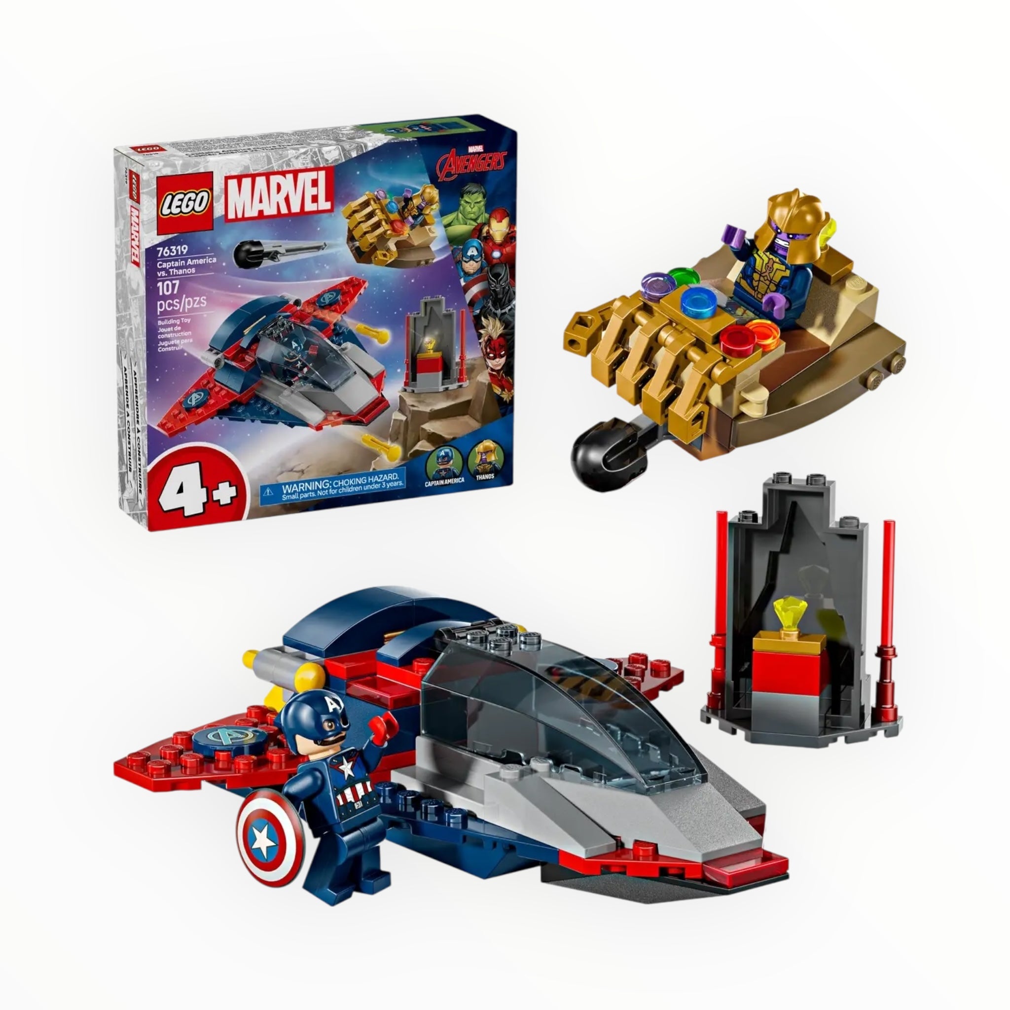 76319 Marvel Captain America vs. Thanos