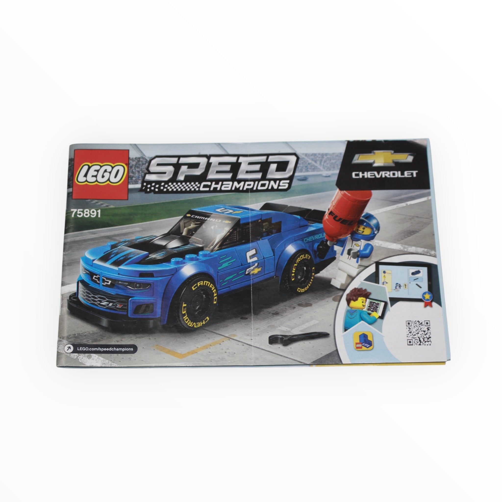 Used Set 75891 Speed Champions Chevrolet Camaro ZL1 Race Car
