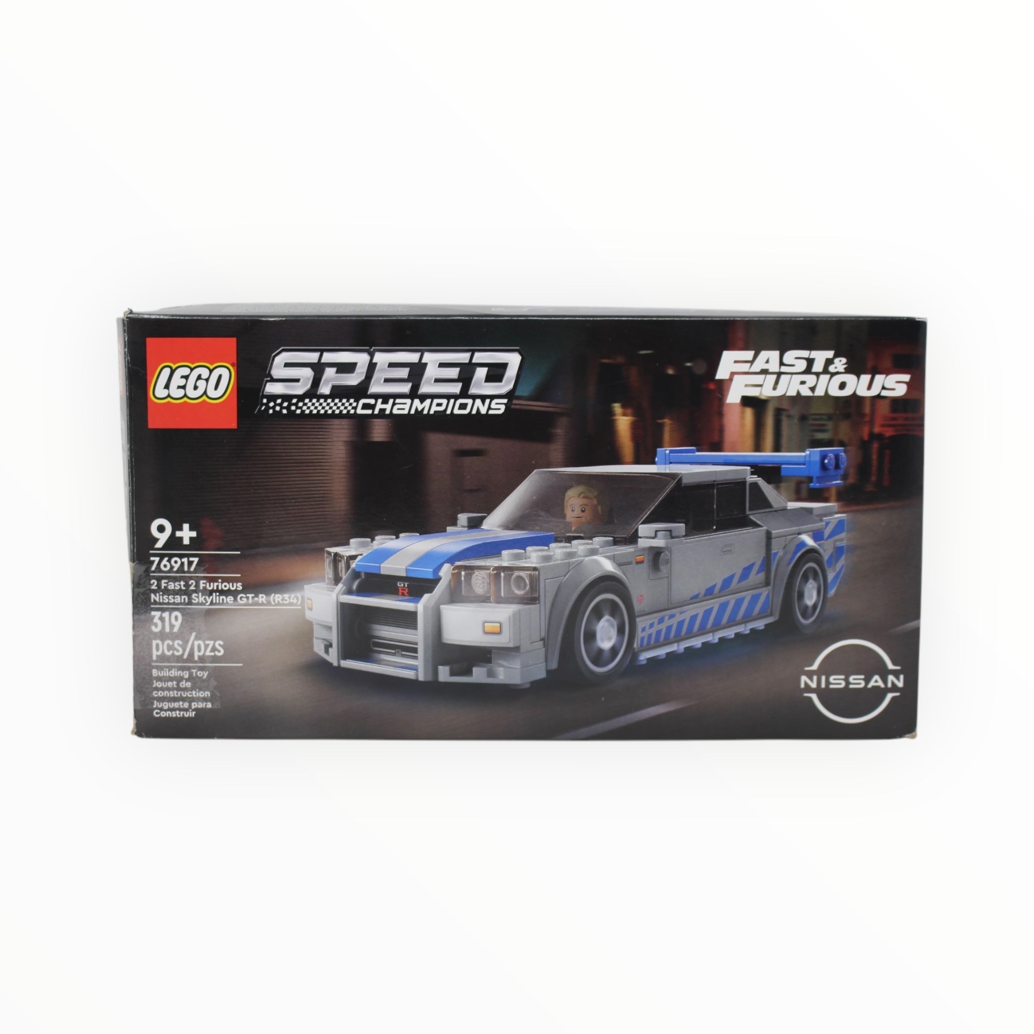 Certified Used Set 76917 Speed Champions 2 Fast 2 Furious Nissan Skyline GT-R (R34, sealed bags)