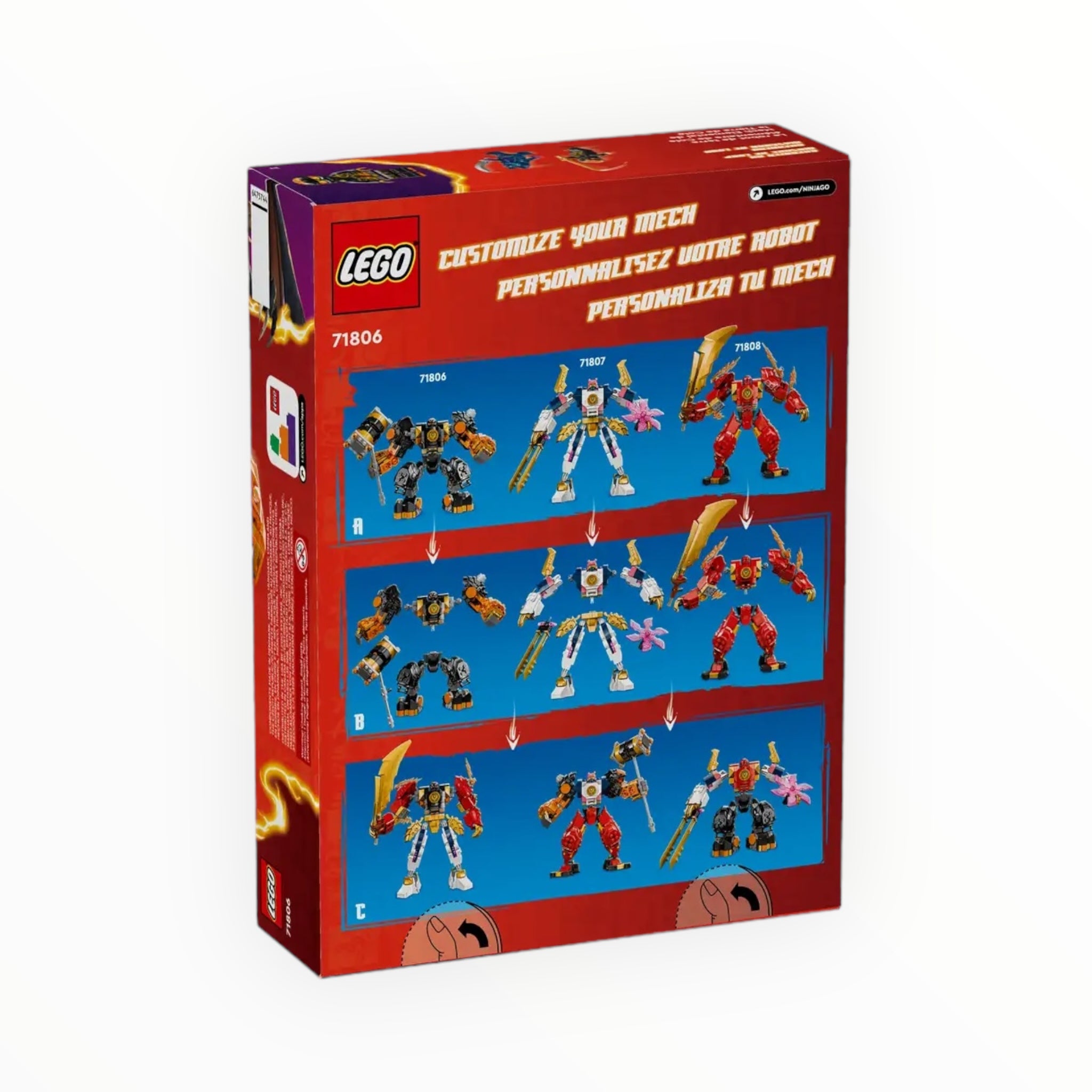 71806 Ninjago Cole’s Elemental Earth Mech