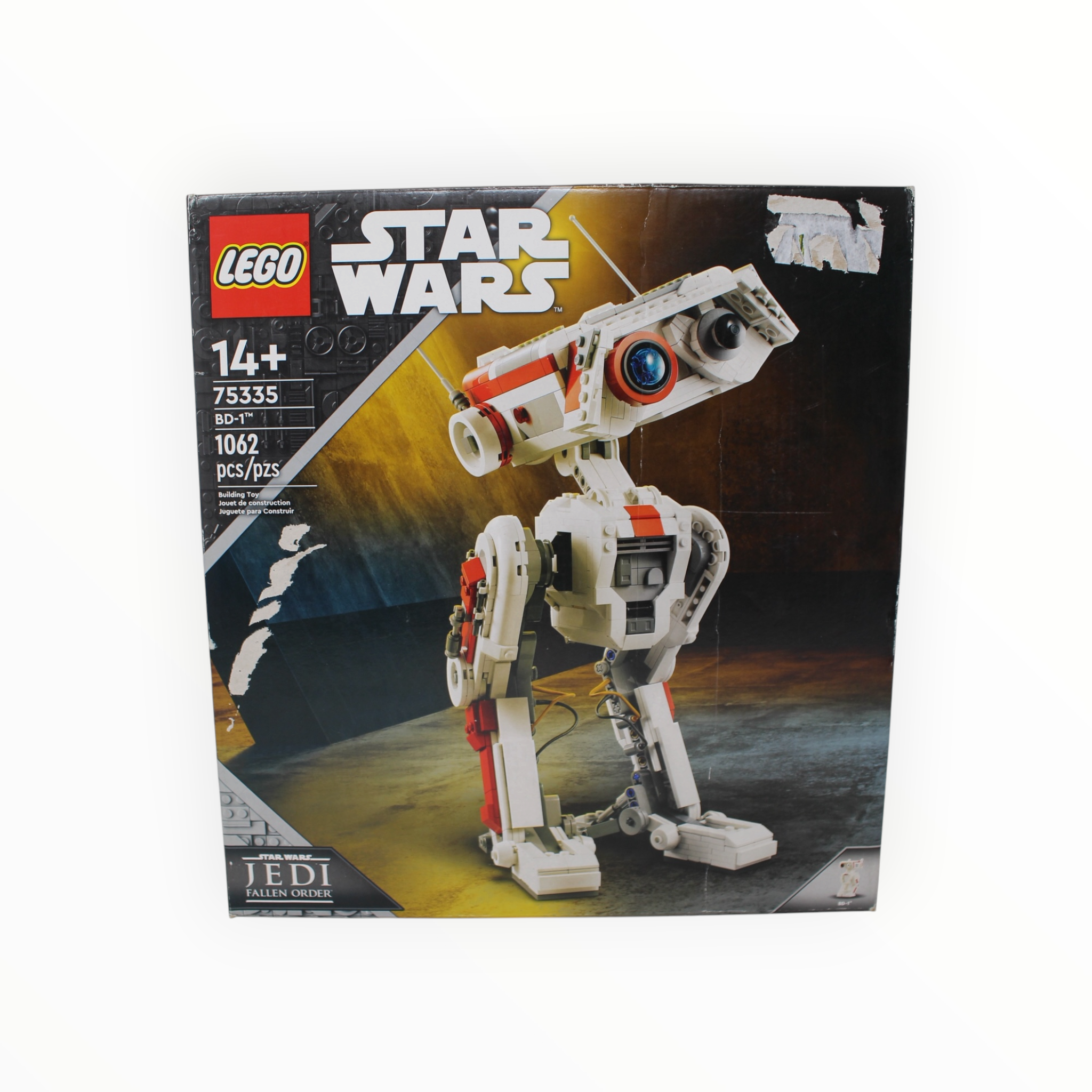 Certified Used Set 75335 Star Wars Jedi: Fallen Order BD-1 (open box, sealed bags, damaged box)