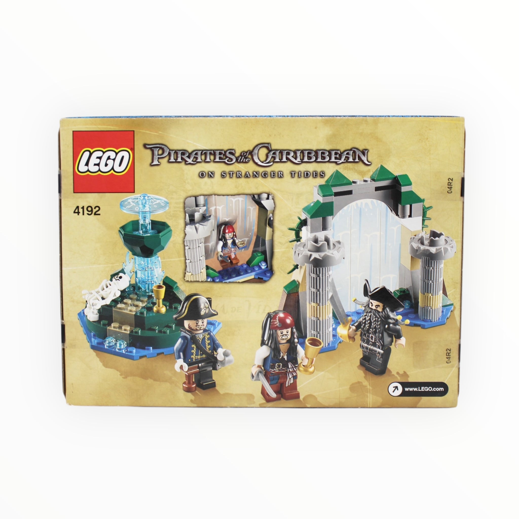 Retired Set 4192 Pirates of the Caribbean Fountain of Youth