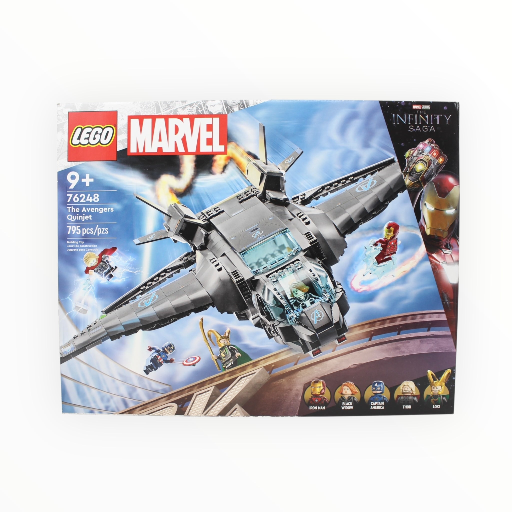 Retired Set 76248 Marvel Infinity Saga The Avengers Quinjet