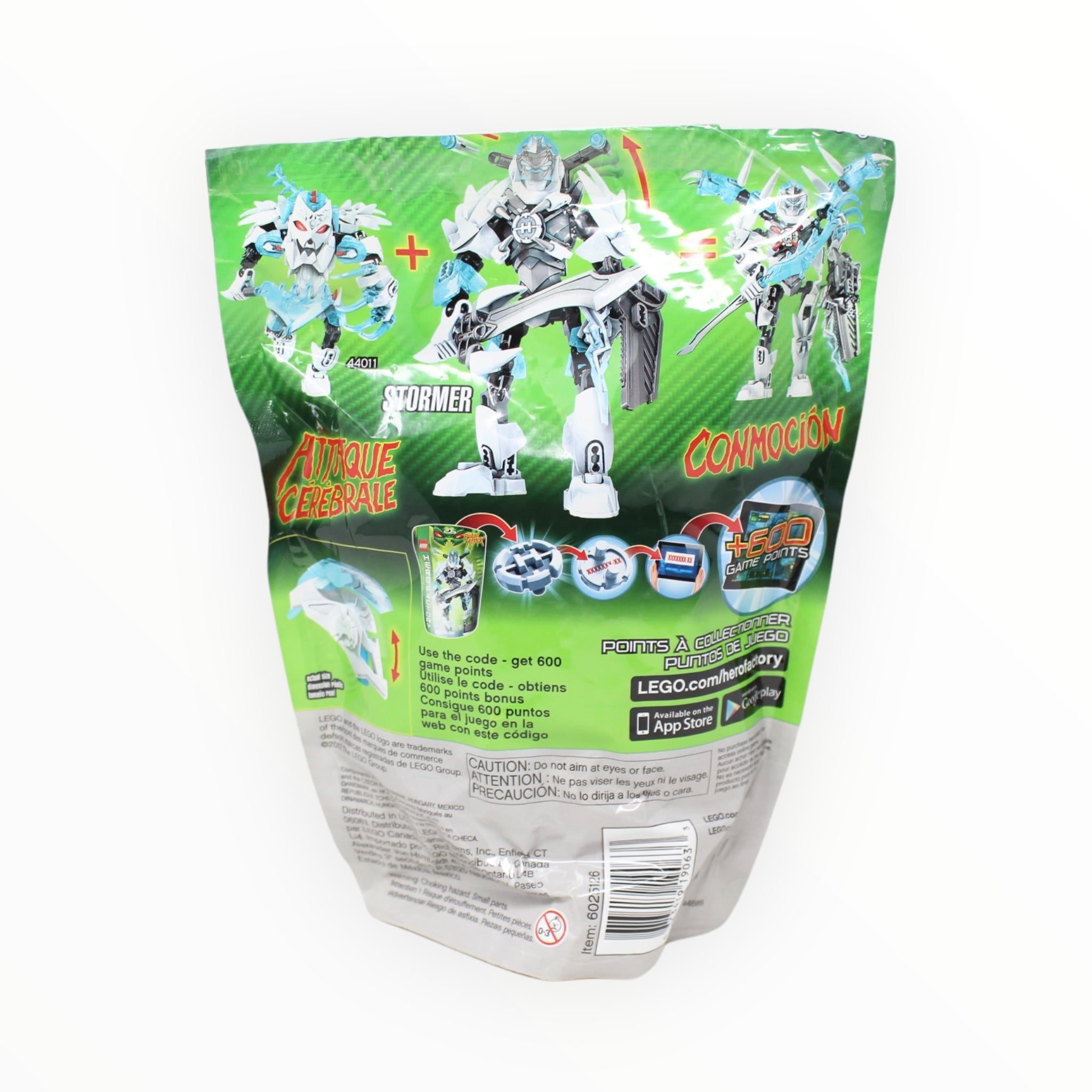 Certified Used Set 44010 Hero Factory Stormer