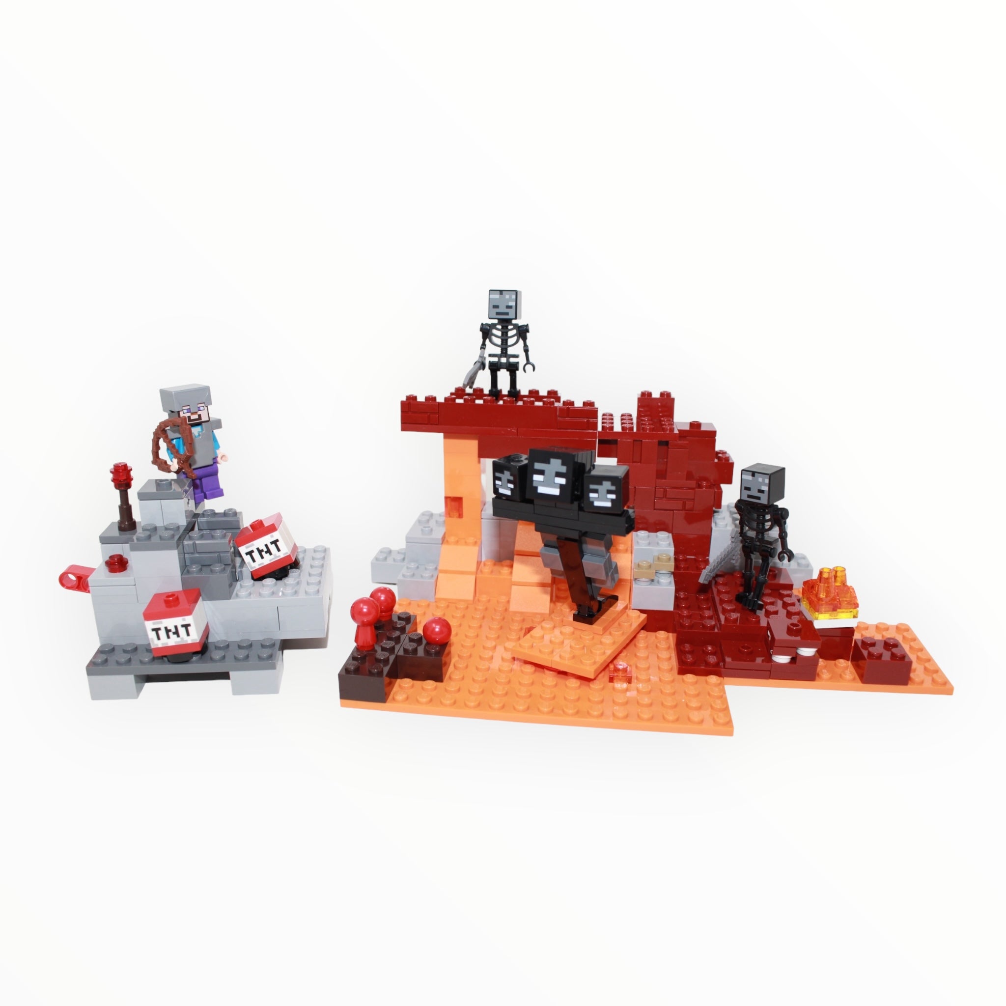 Used Set 21126 Minecraft The Wither