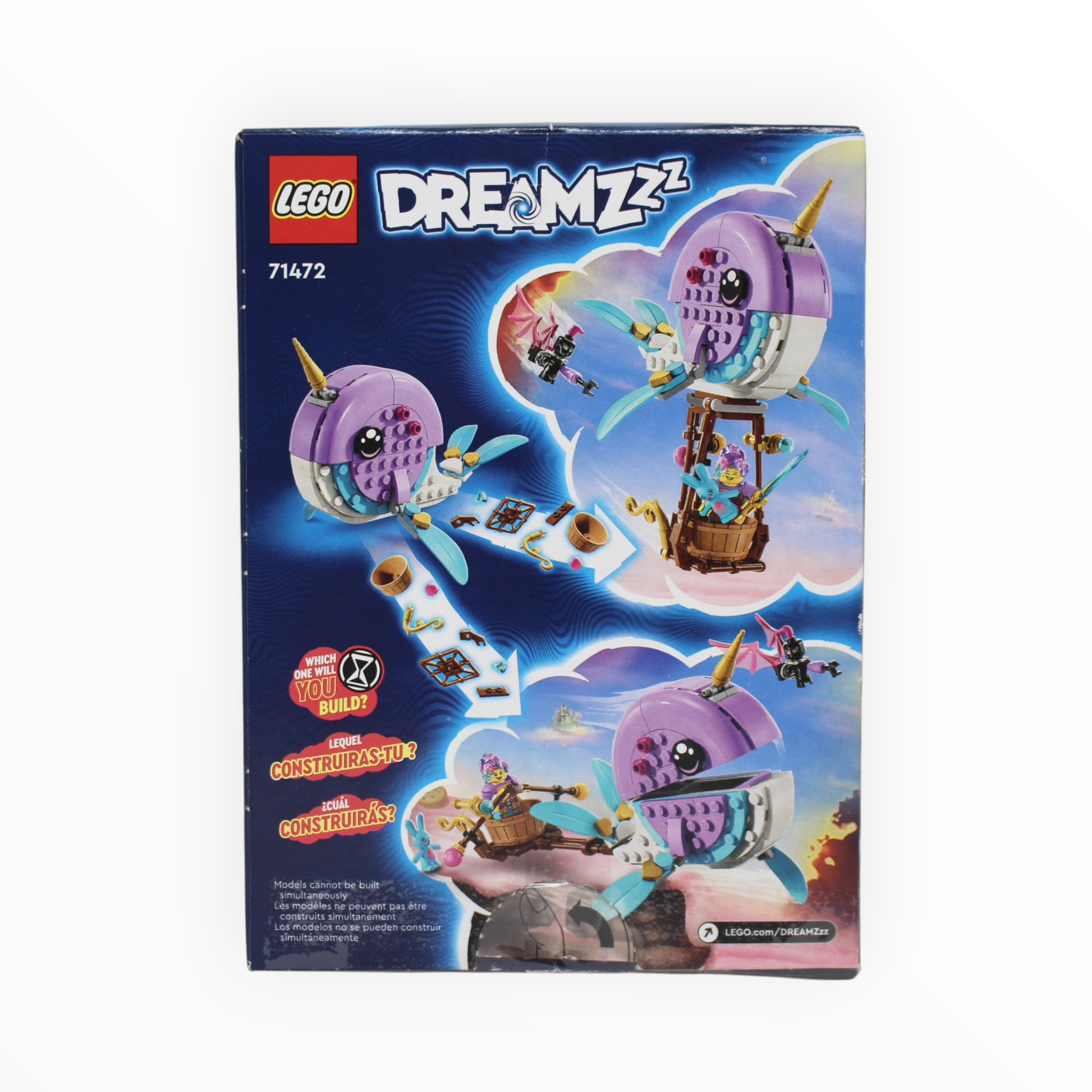 Certified Used Set 42172 DREAMZzz Izzie’s Narwhal Hot-Air Balloon