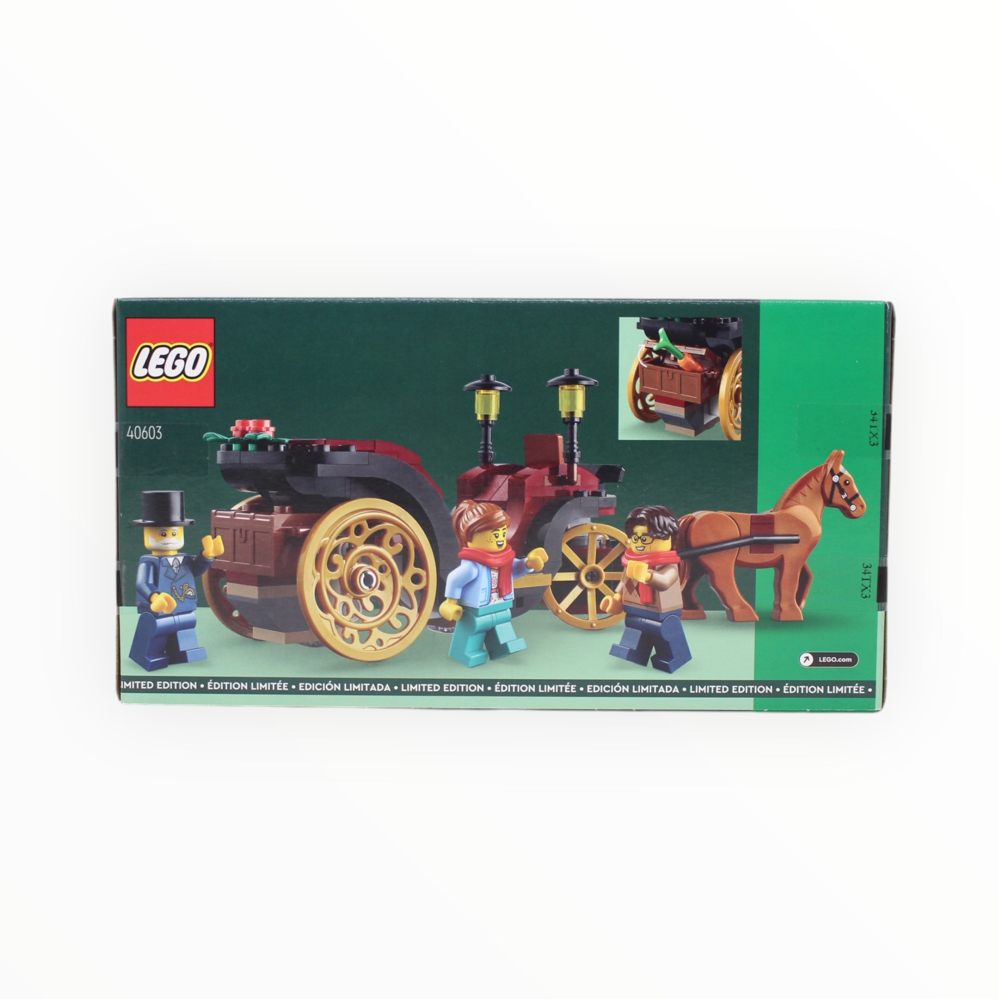 Retired Set 40603 LEGO Wintertime Carriage Ride
