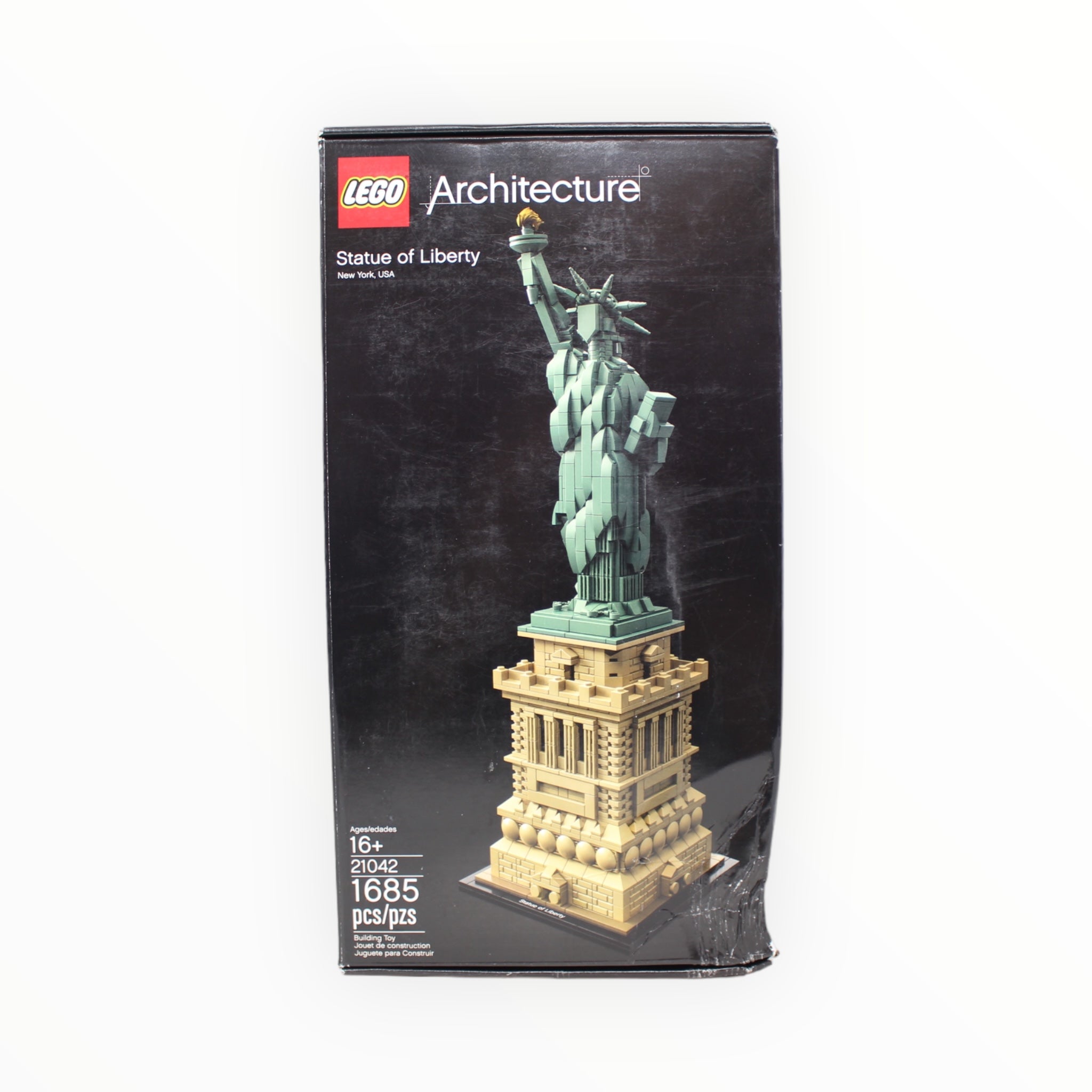 Certified Used Set 21042 Architecture Statue of Liberty