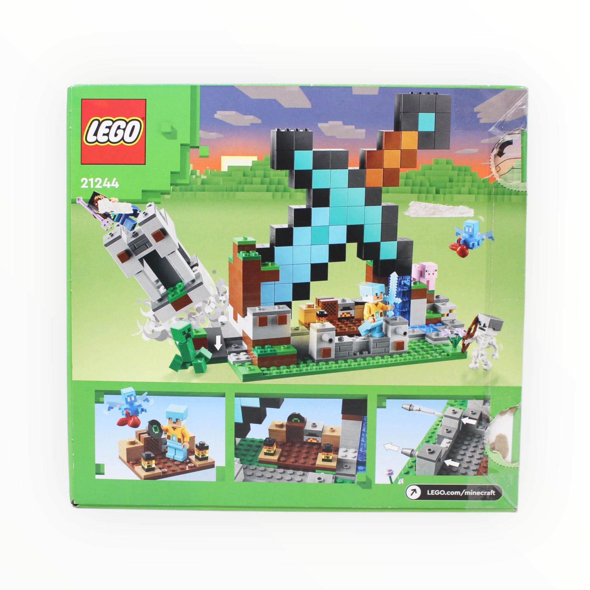 Certified Used Set 21244 Minecraft The Sword Outpost