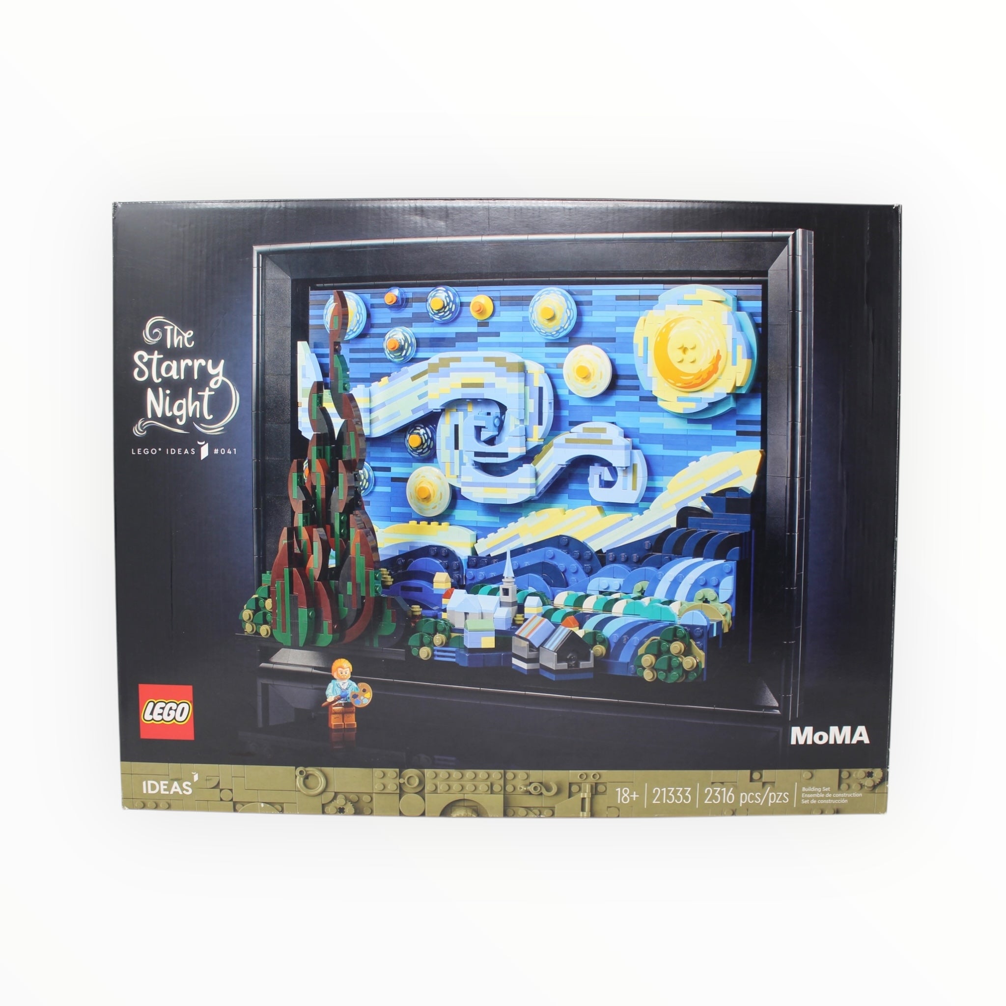 Certified Used Set 21333 LEGO Ideas Vincent van Gogh - The Starry Night (open box, most bags sealed)