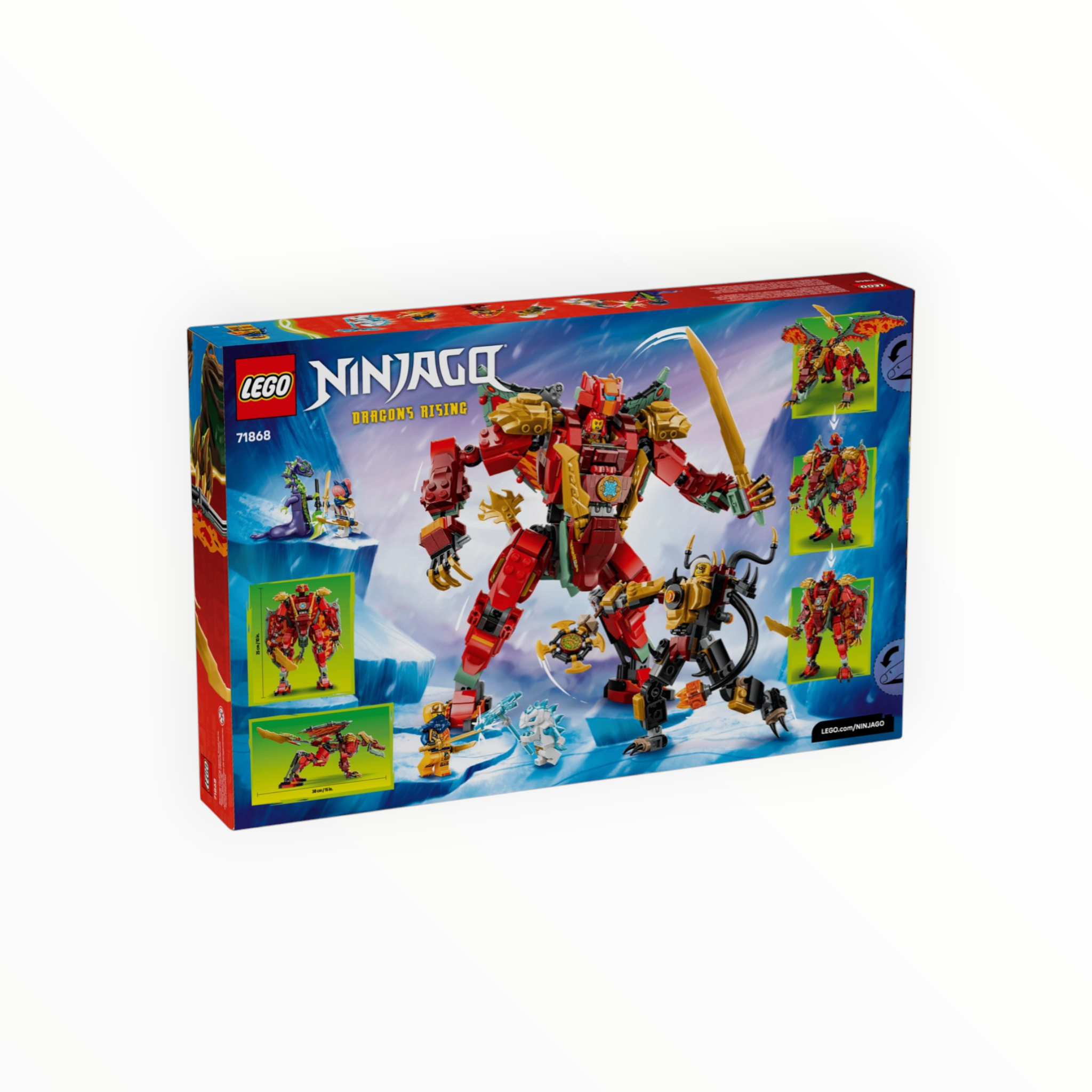 71868 Ninjago Wyldfyre's Transforming Dragon Mech