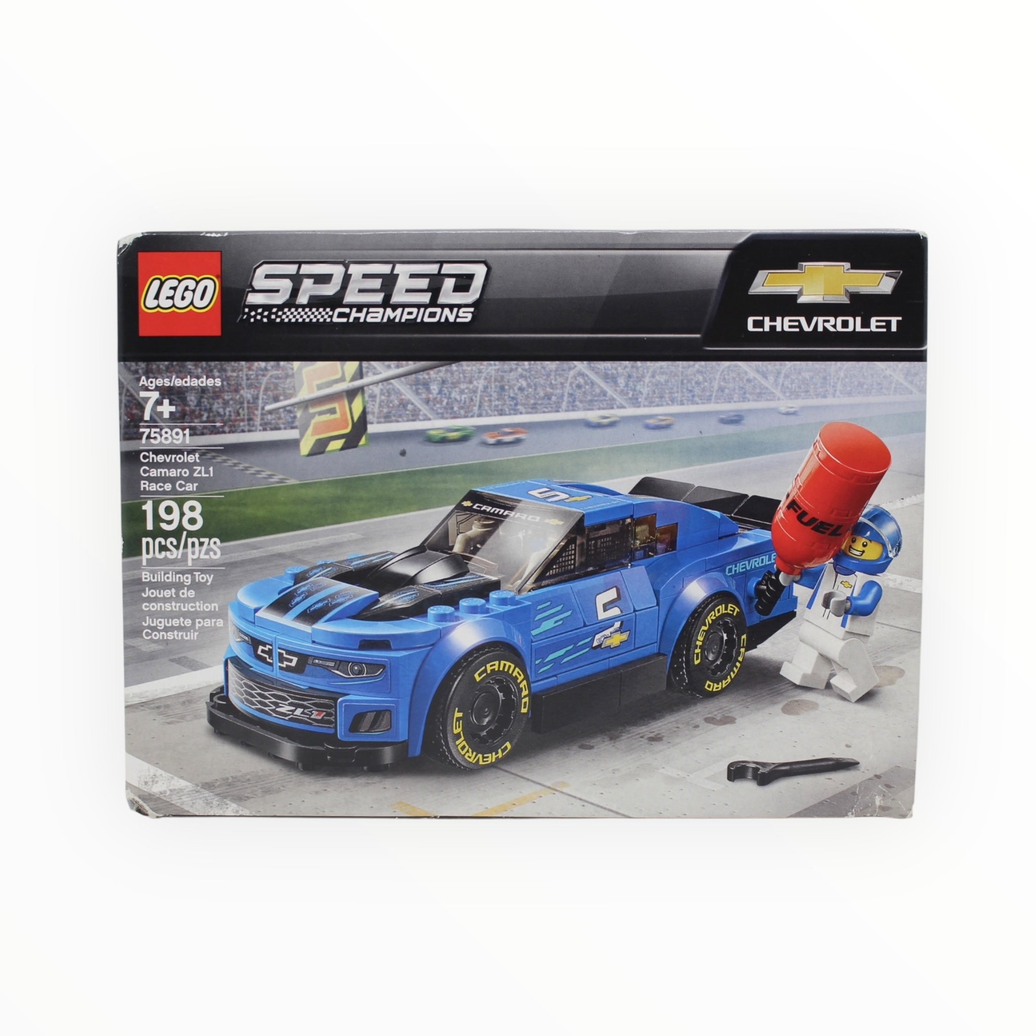 Retired Set 75891 Speed Champions Chevrolet Camaro ZL1 Race Car (slight box damage)