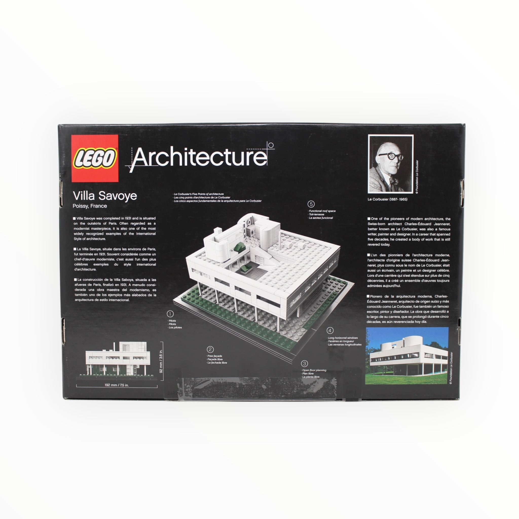 Certified Used Set 21014 Architecture Villa Savoye