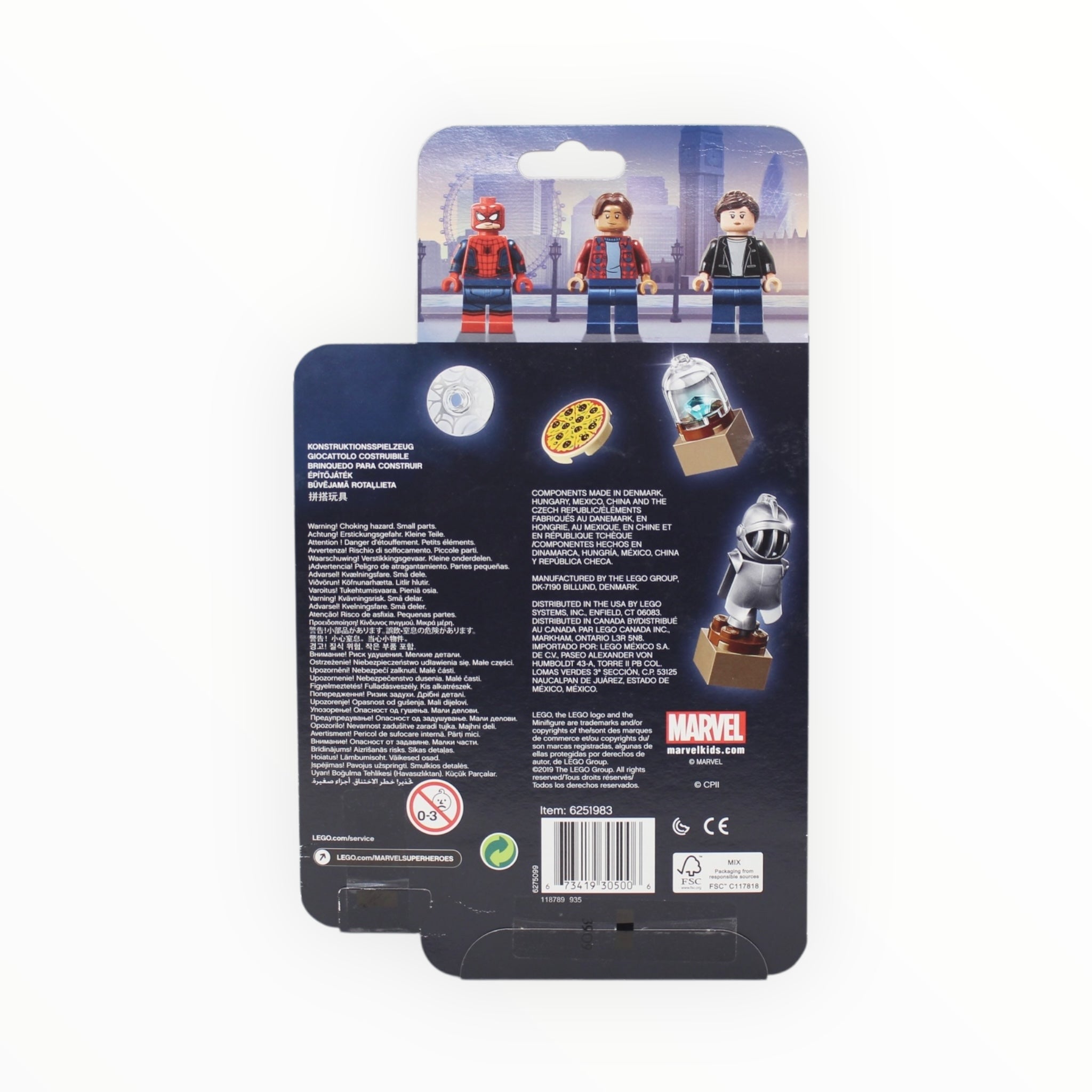 Retired Set 40343 Spider-Man Far From Home Spider-Man and the Museum Break-In blister pack