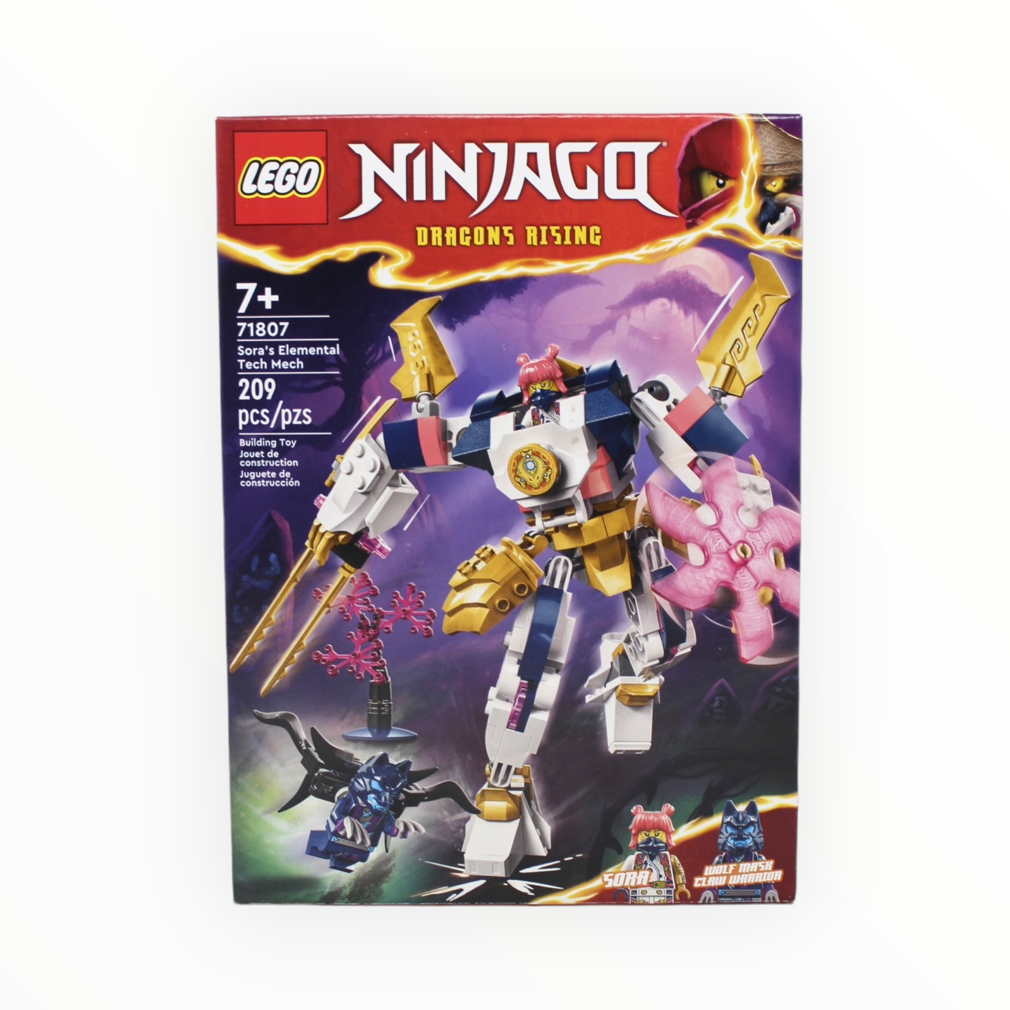 Certified Used Set 71807 Ninjago Sora’s Elemental Tech Mech
