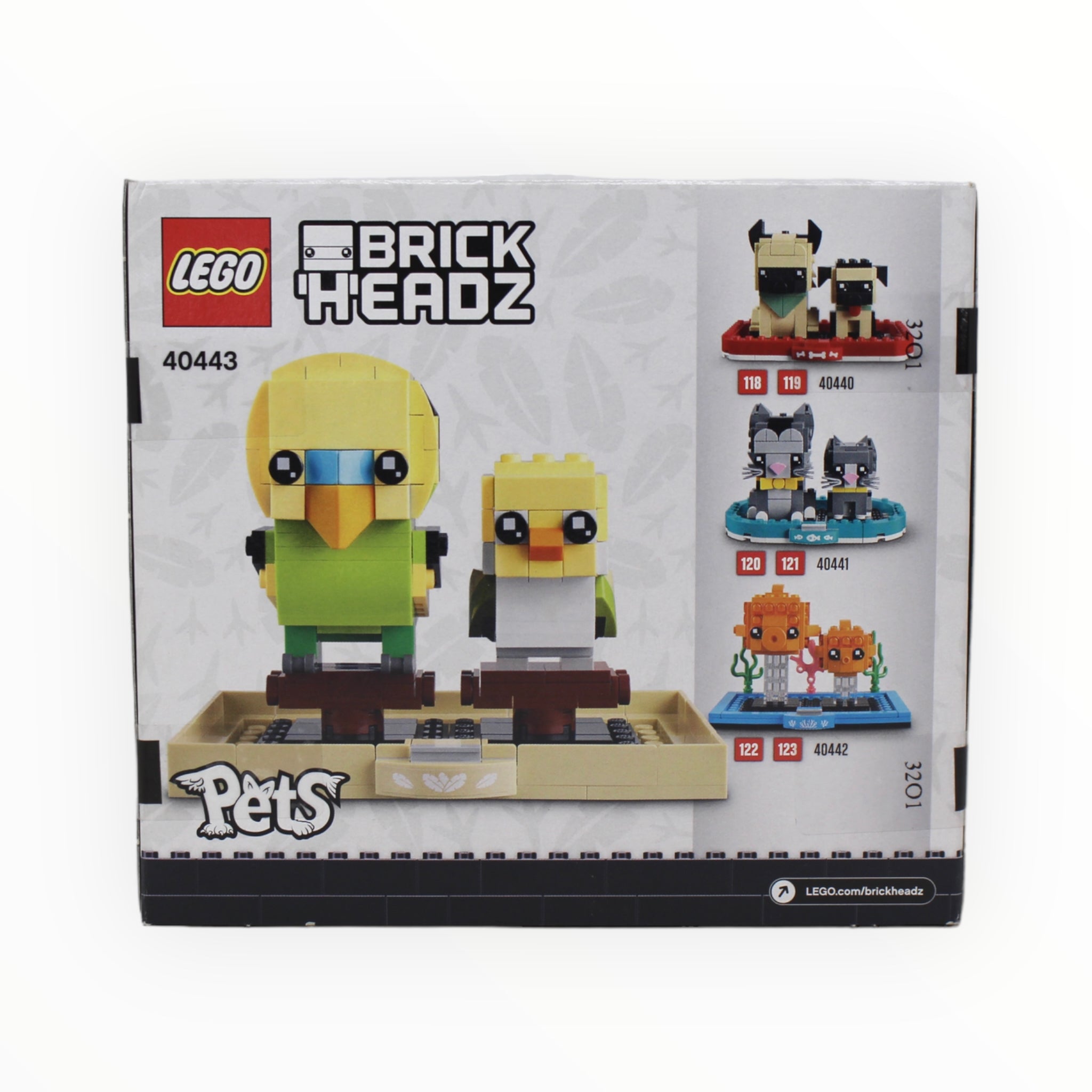 Retired Set 40443 BrickHeadz Budgie & Chick