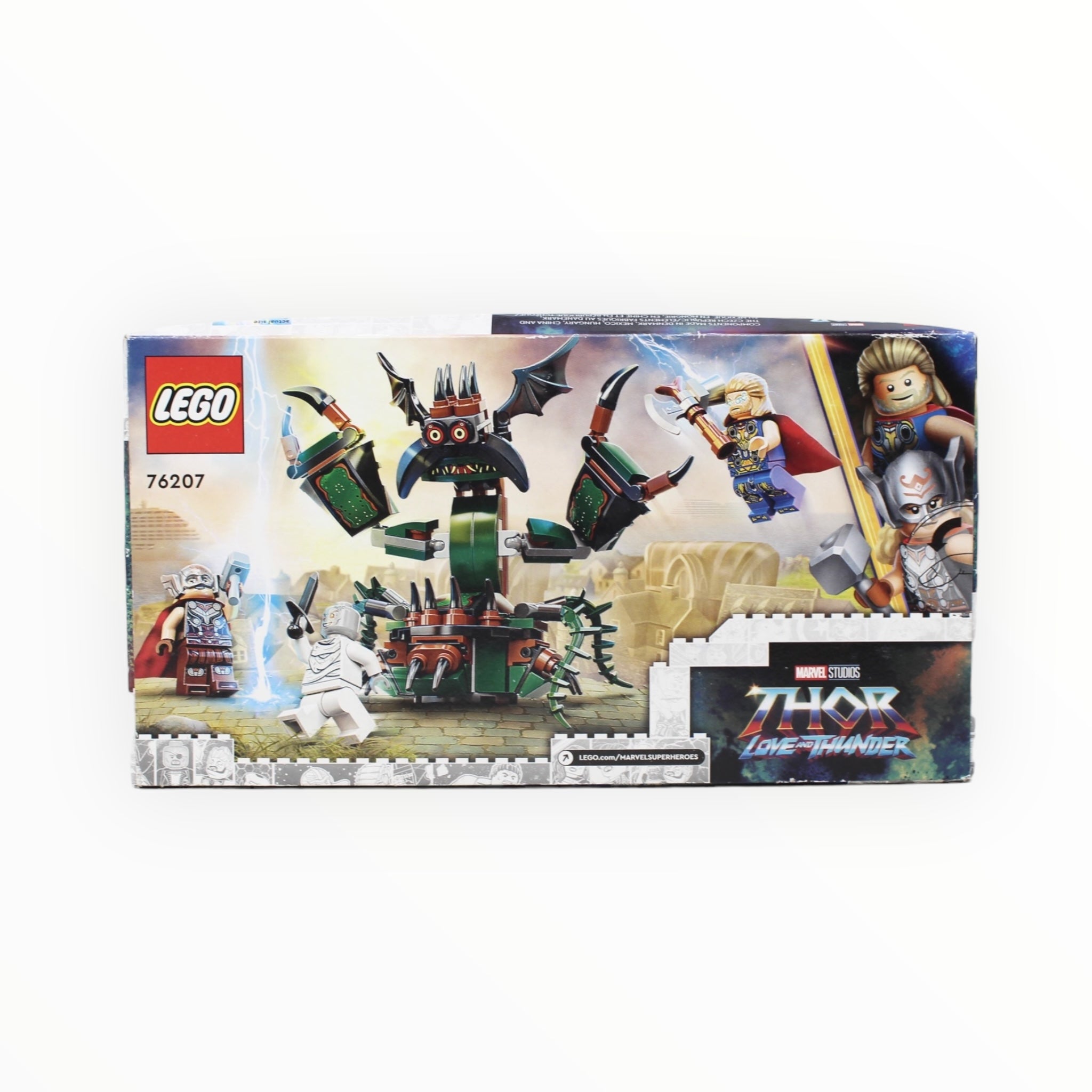 Retired Set 76207 Thor: Love and Thunder Attack on New Asgard
