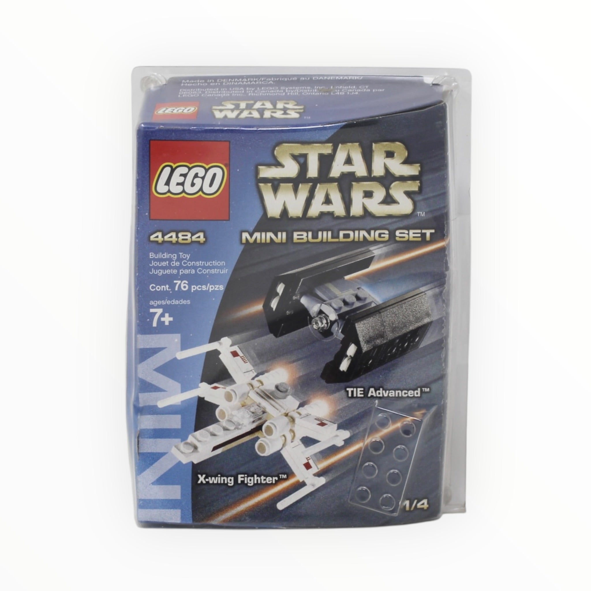Certified Used Set 4484 Star Wars Mini X-wing Fighter & TIE Advanced