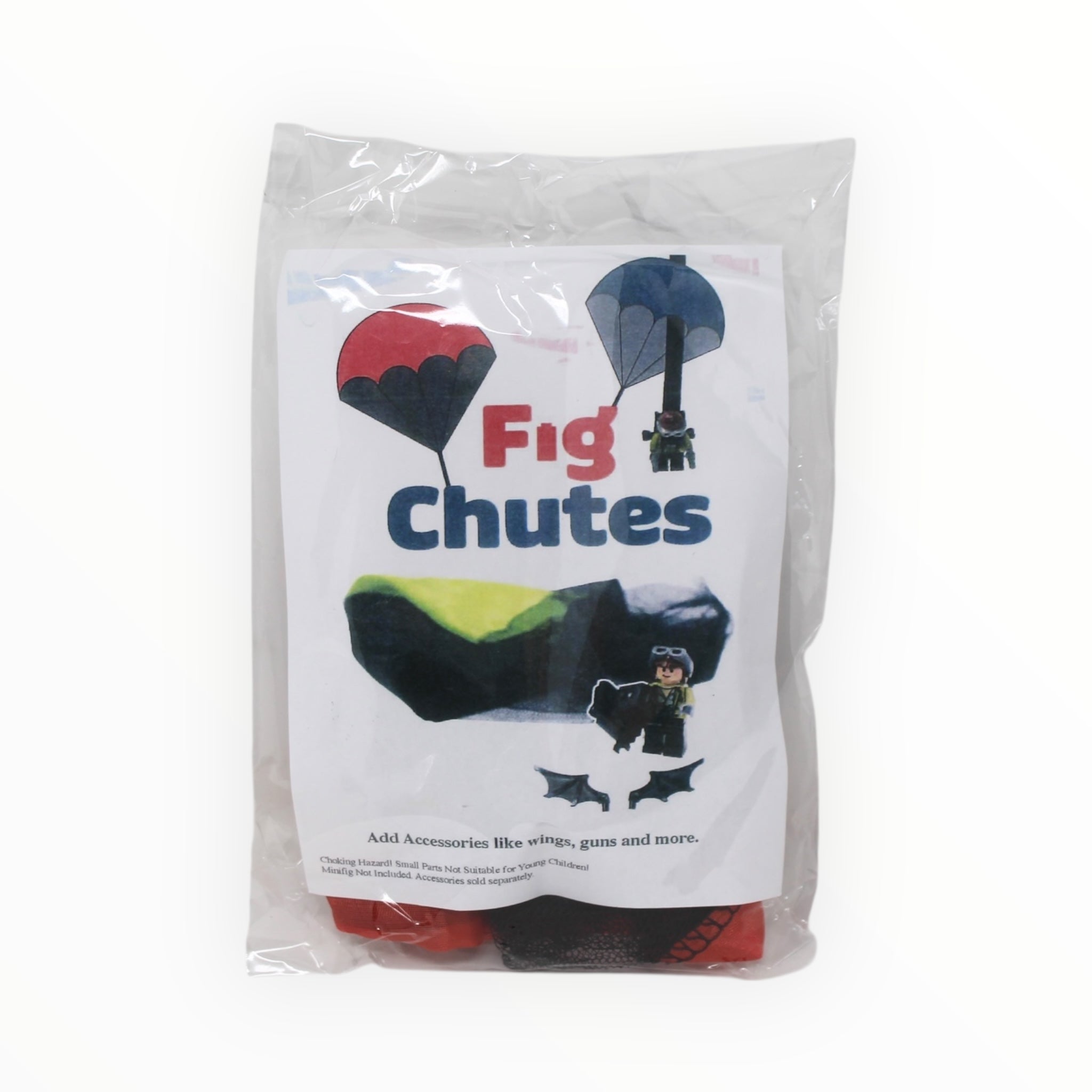 Bricks & Minifigs Fig Chutes - Red