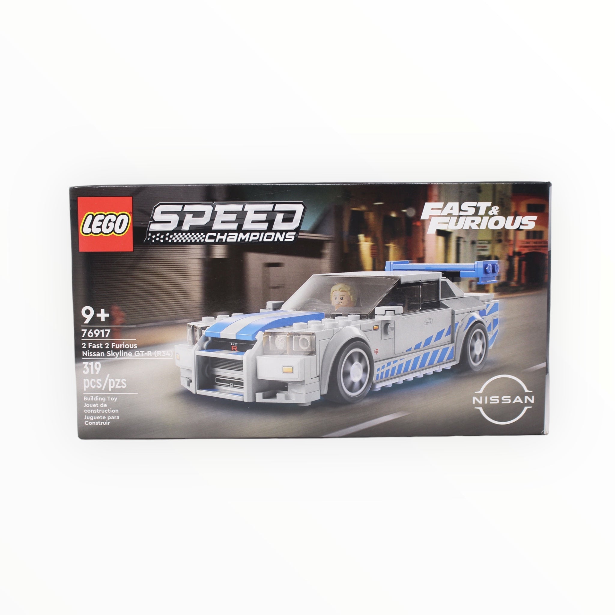 Certified Used Set 76917 Speed Champions 2 Fast 2 Furious Nissan Skyline GT-R (R34)