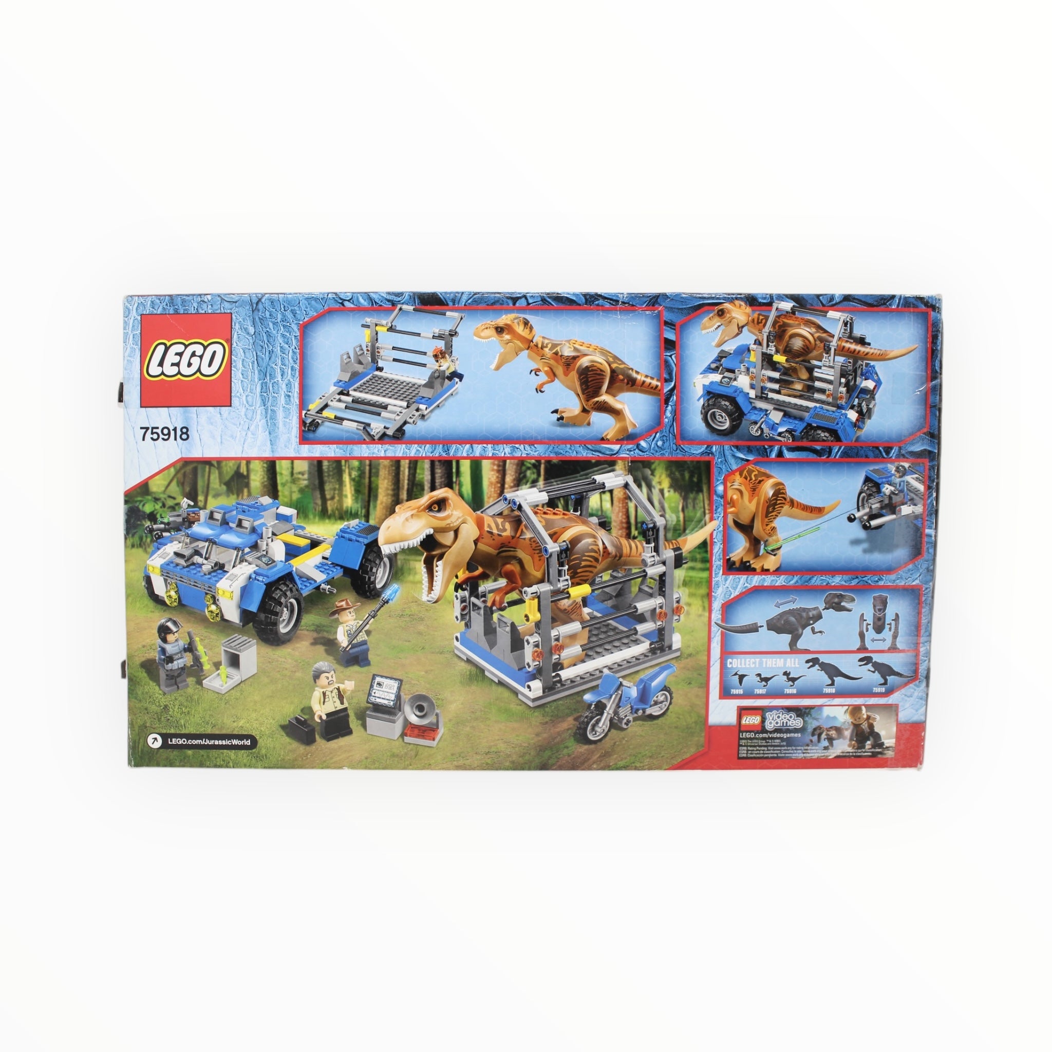 Certified Used Set 75918 Jurassic World T. rex Tracker