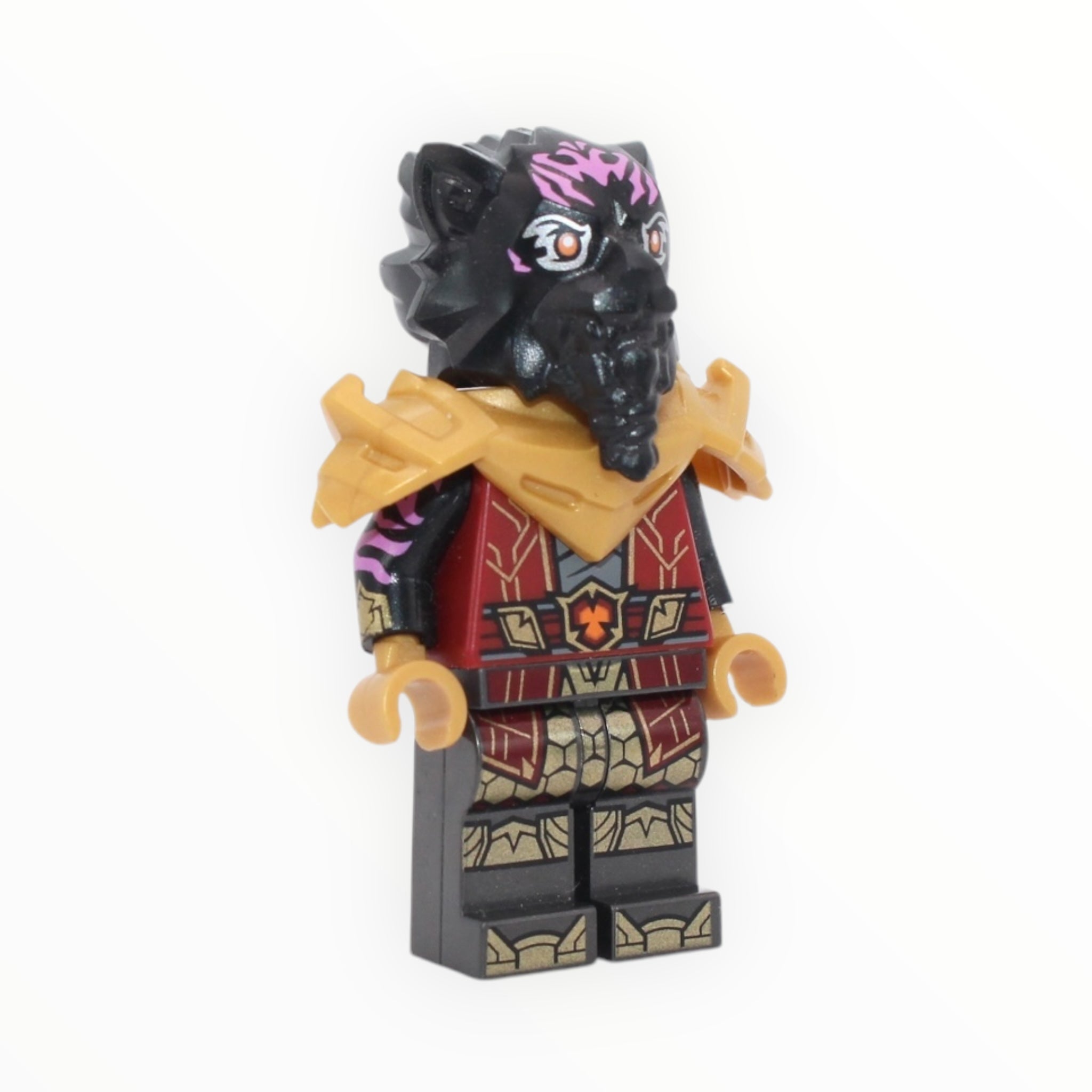 Lord Ras (dark red robe, gold armor)