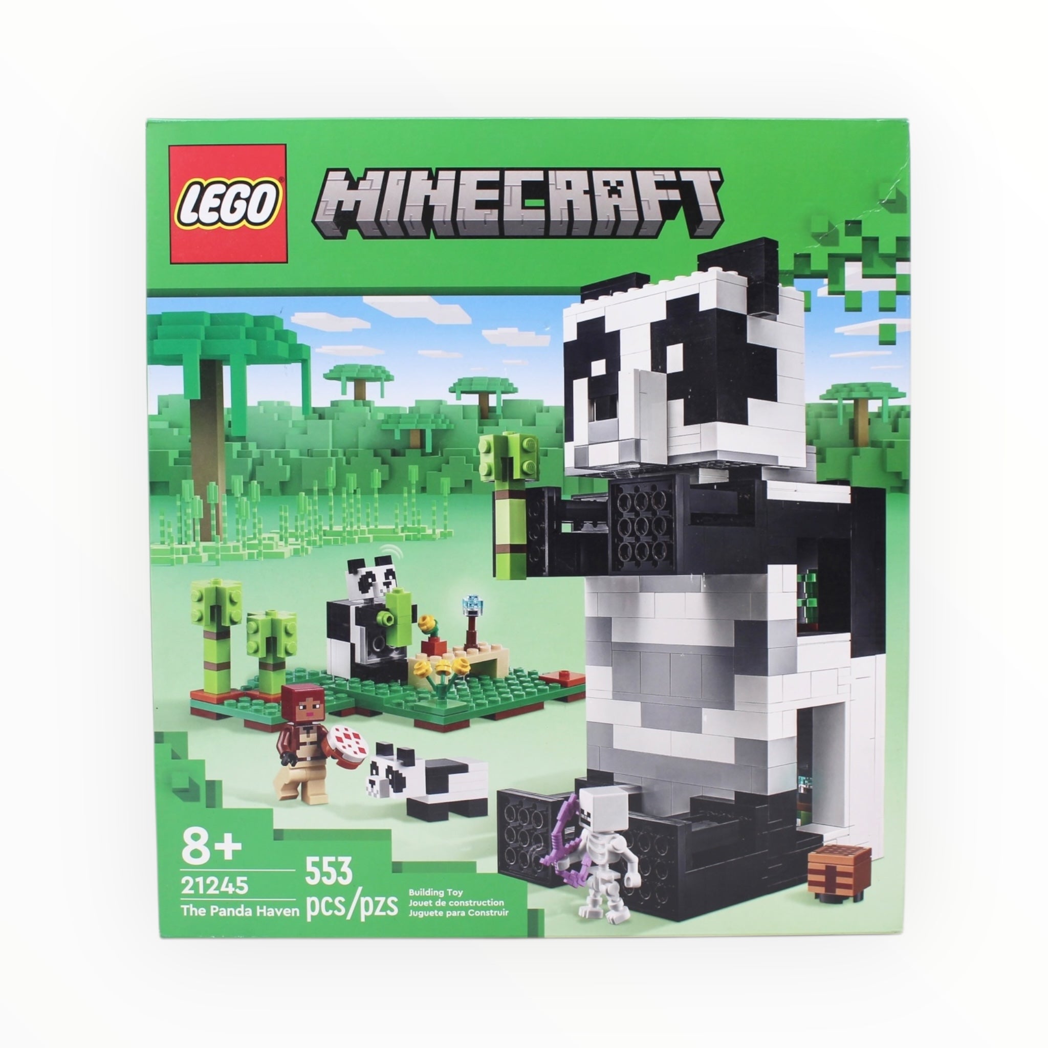 Retired Set 21245 Minecraft The Panda Haven (very slight box damage)