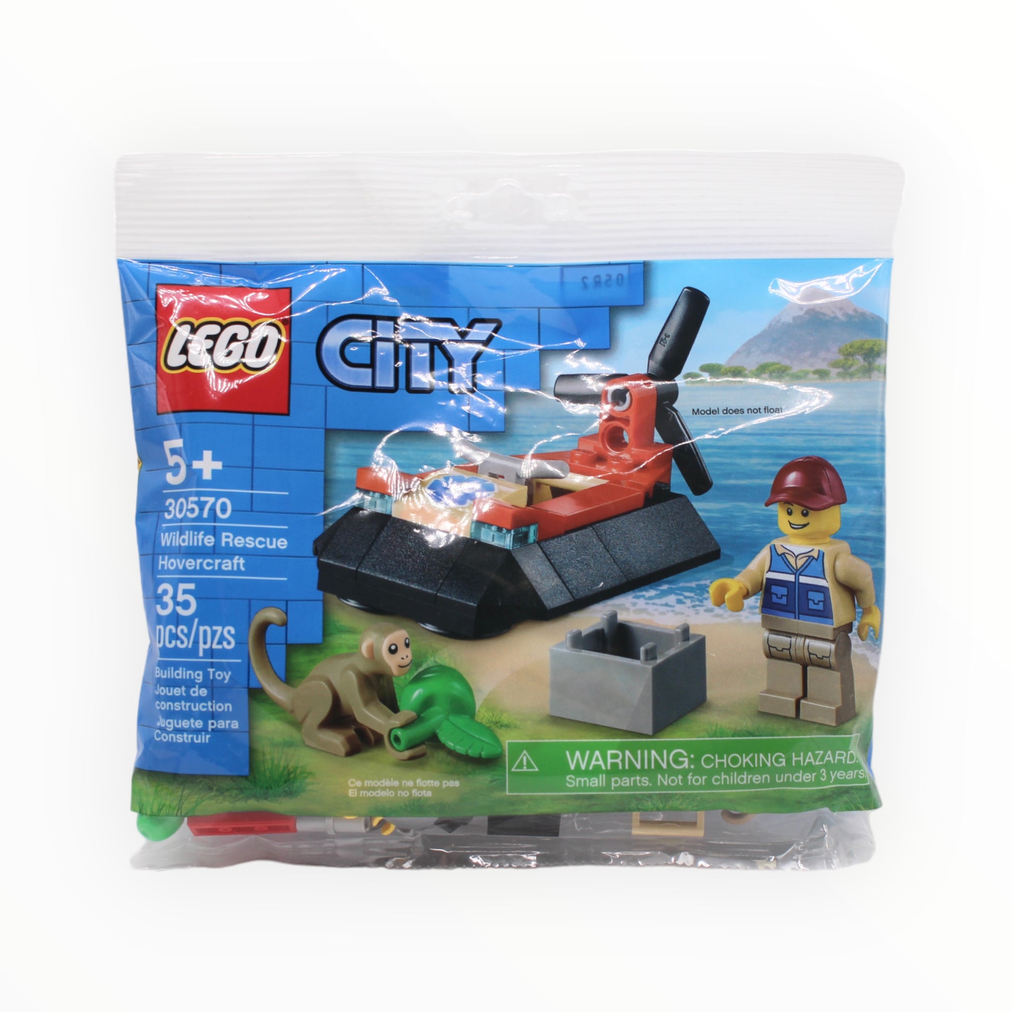 Polybag 30570 City Wildlife Rescue Hovercraft