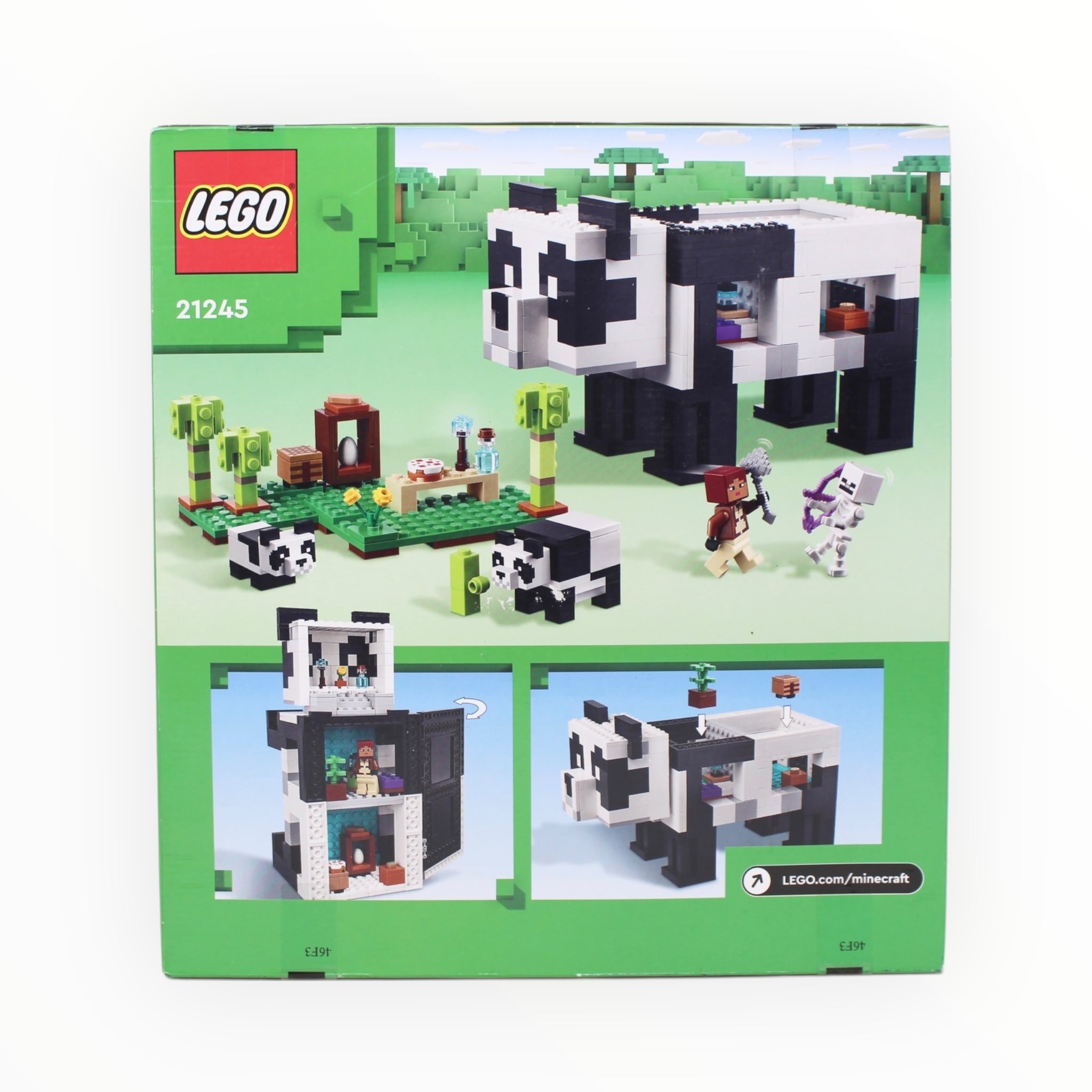 Retired Set 21245 Minecraft The Panda Haven (very slight box damage)