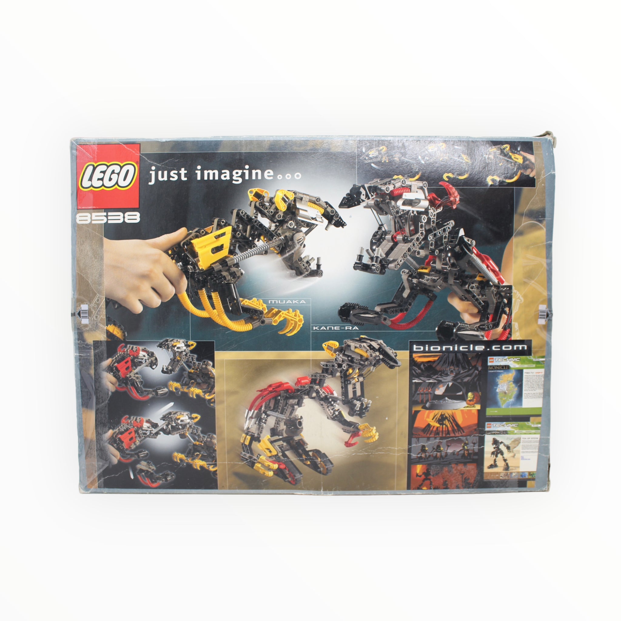 Certified Used Set 8538 Bionicle Muaka & Kane-Ra