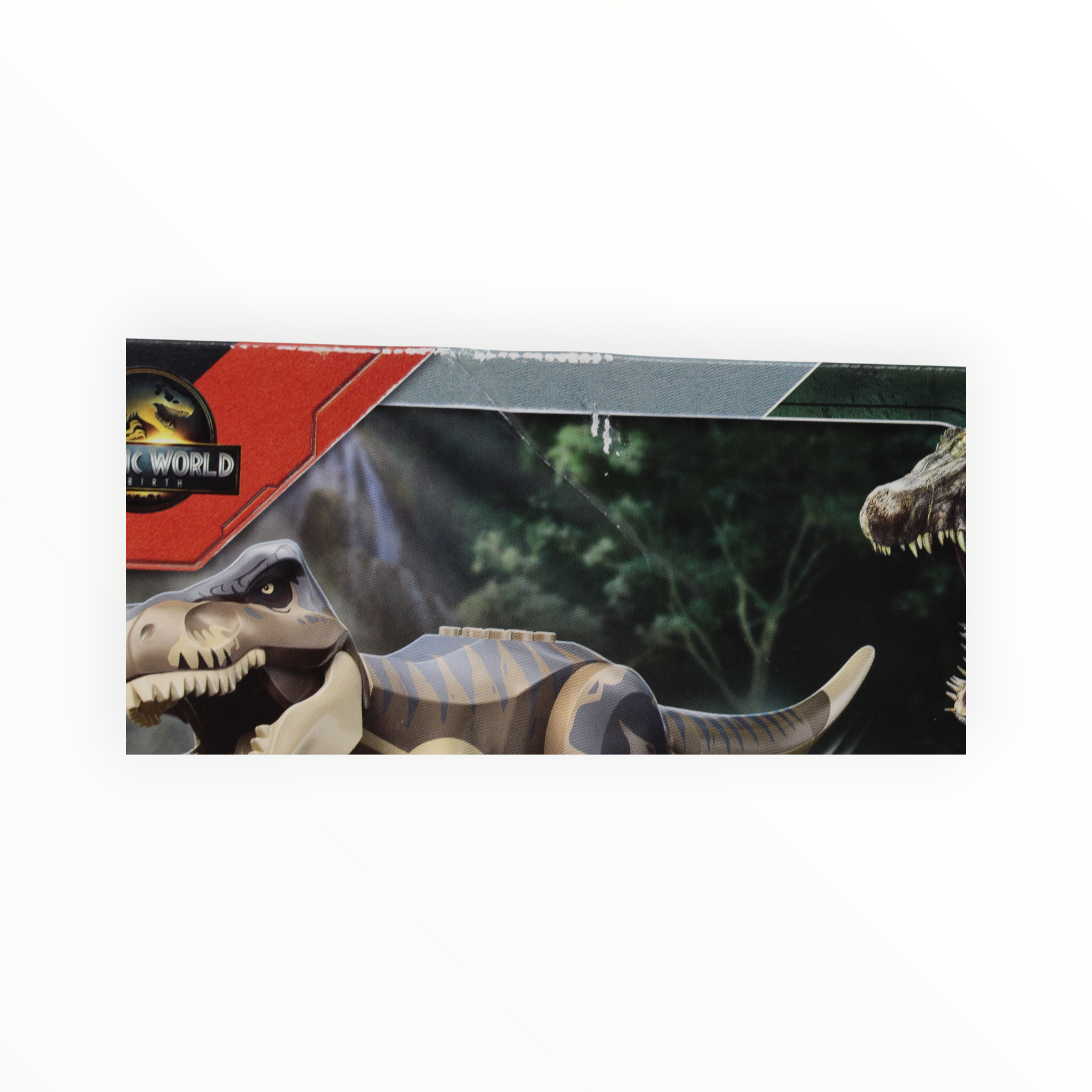 Certified Used Set 96975 Jurassic World T. rex River Escape (open box sealed bags, damaged box)