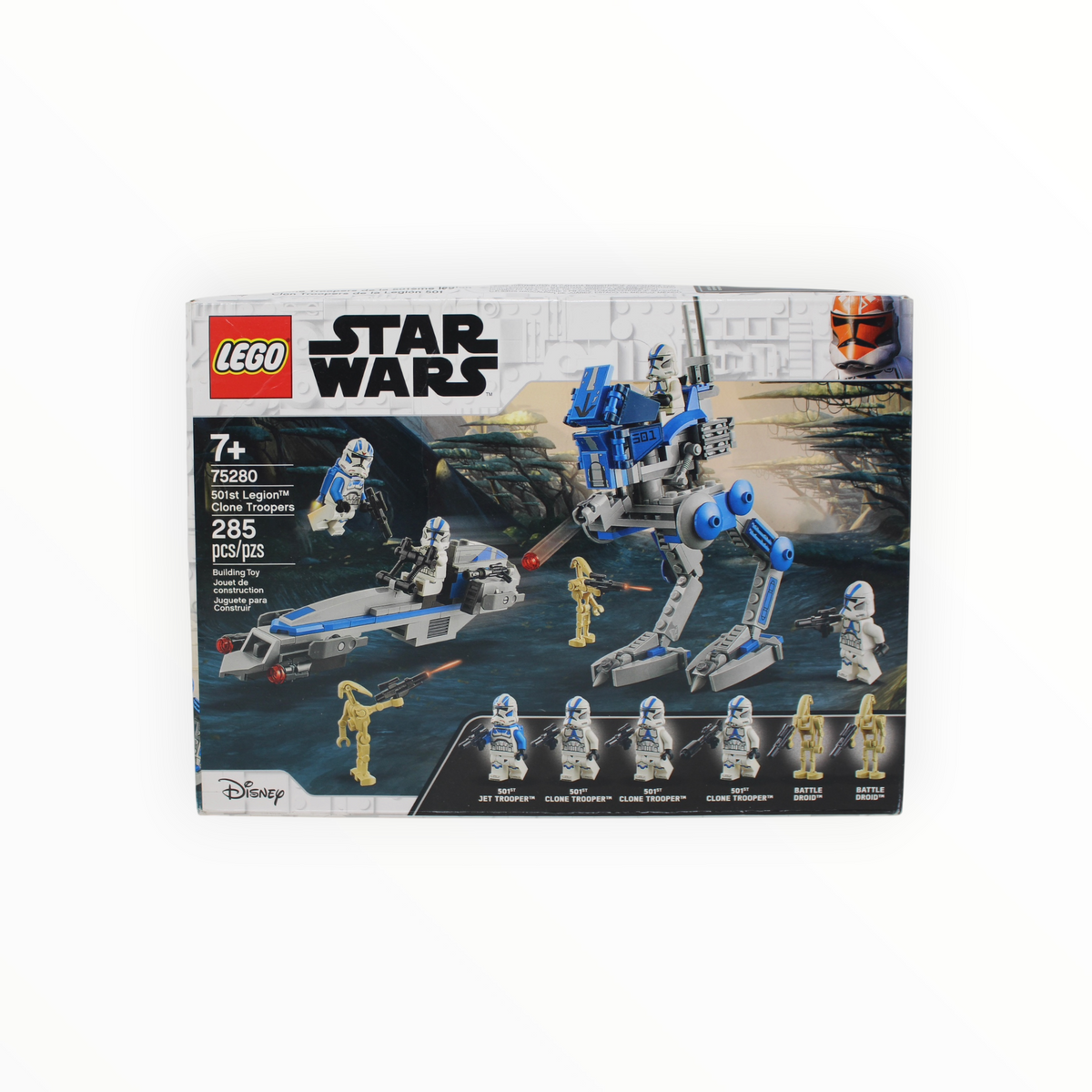 Retired Set 75280 Star Wars 501st Legion Clone Troopers (damaged box)
