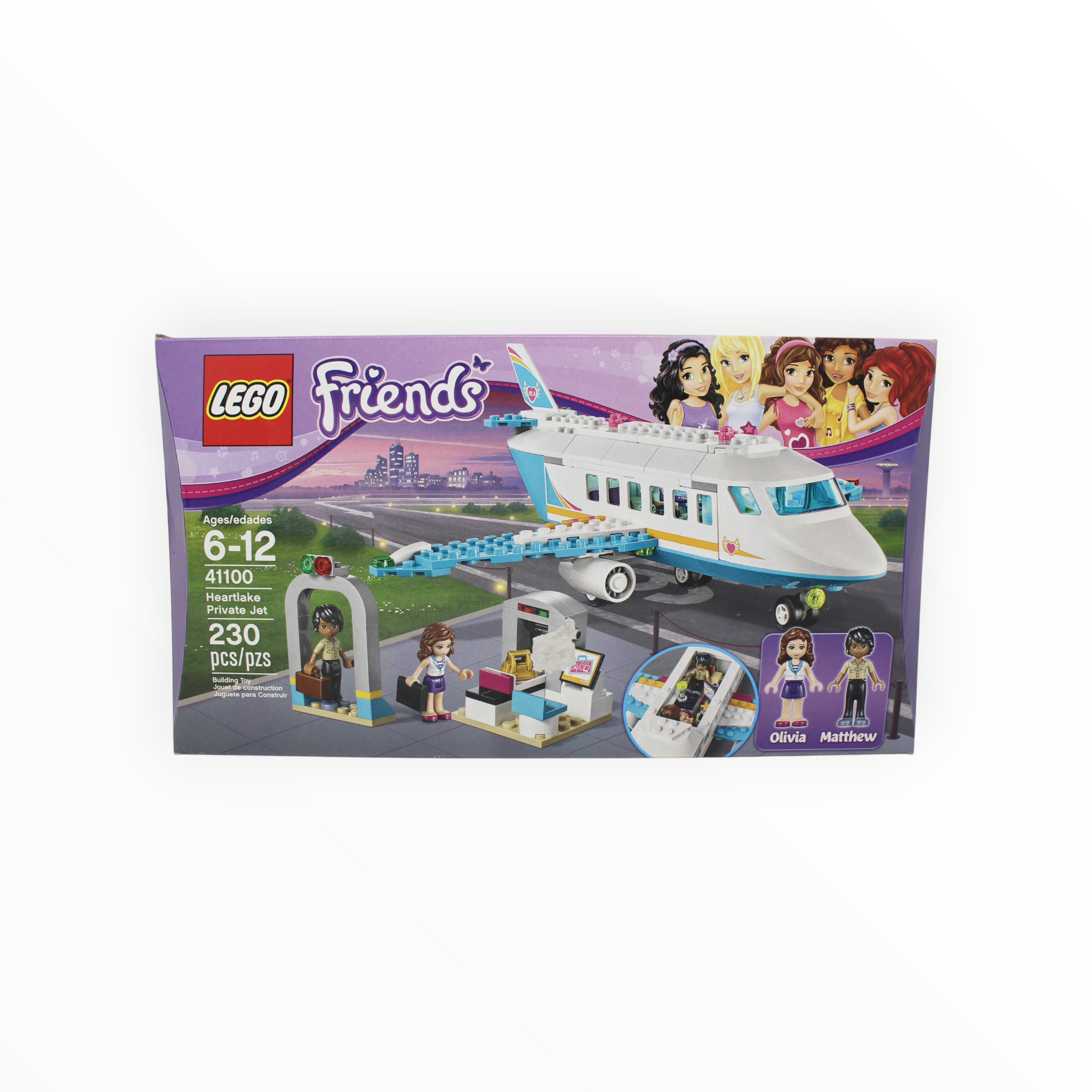 Retired Set 41100 Friends Heartlake Private Jet (slight box damage)