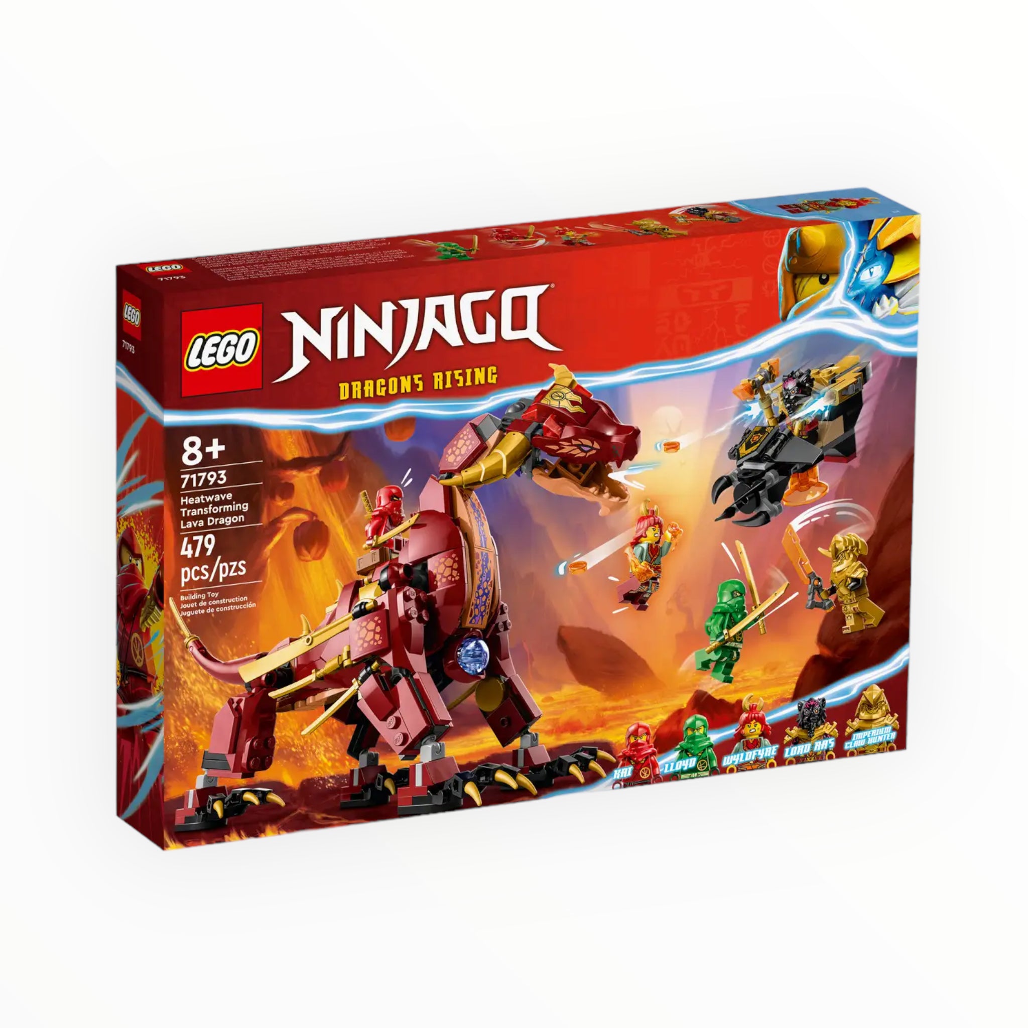 71793 Ninjago Heatwave Transforming Lava Dragon