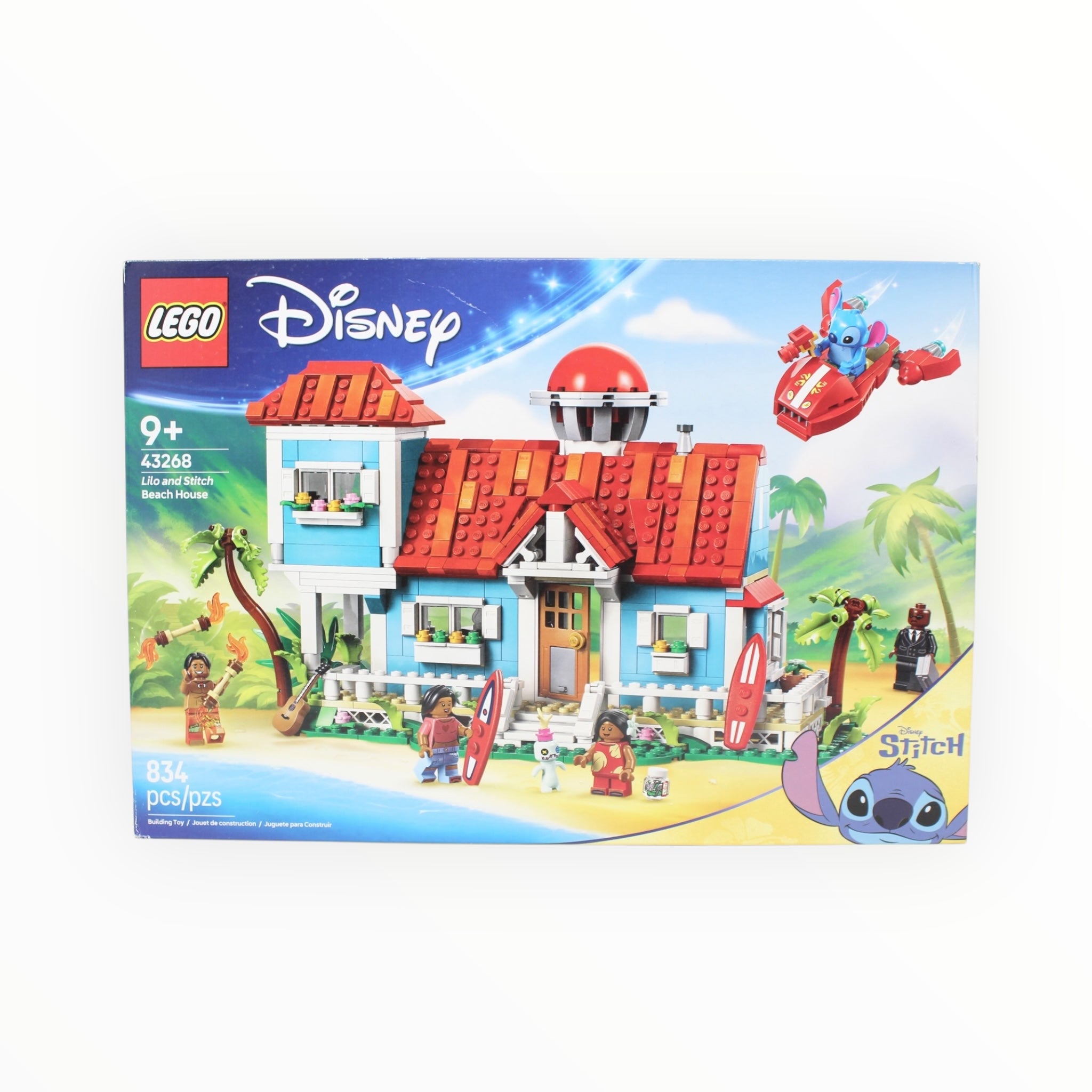 Certified Used Set 43268 Disney Lilo and Stitch Beach House