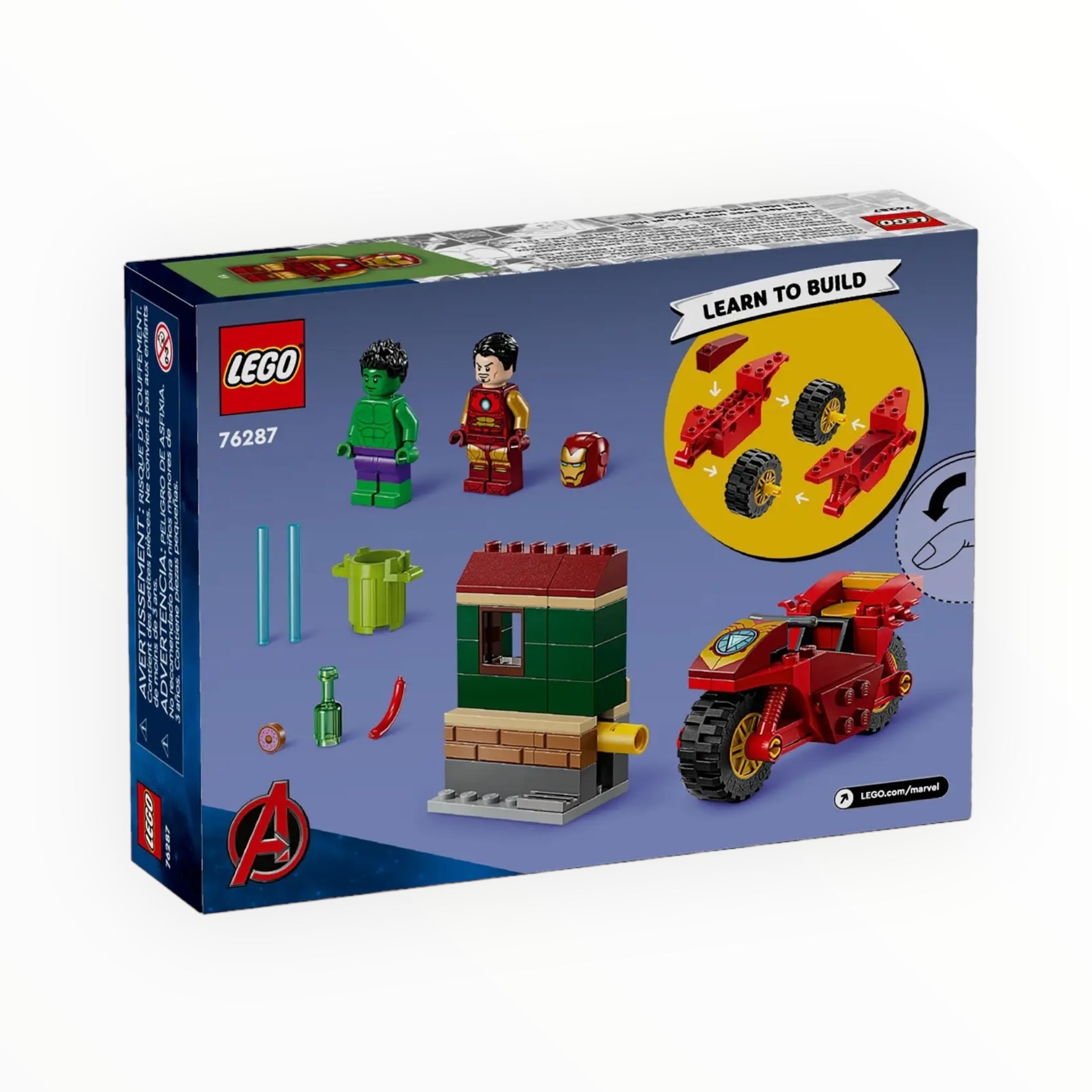76287 Marvel Iron Man with Bike and The Hulk