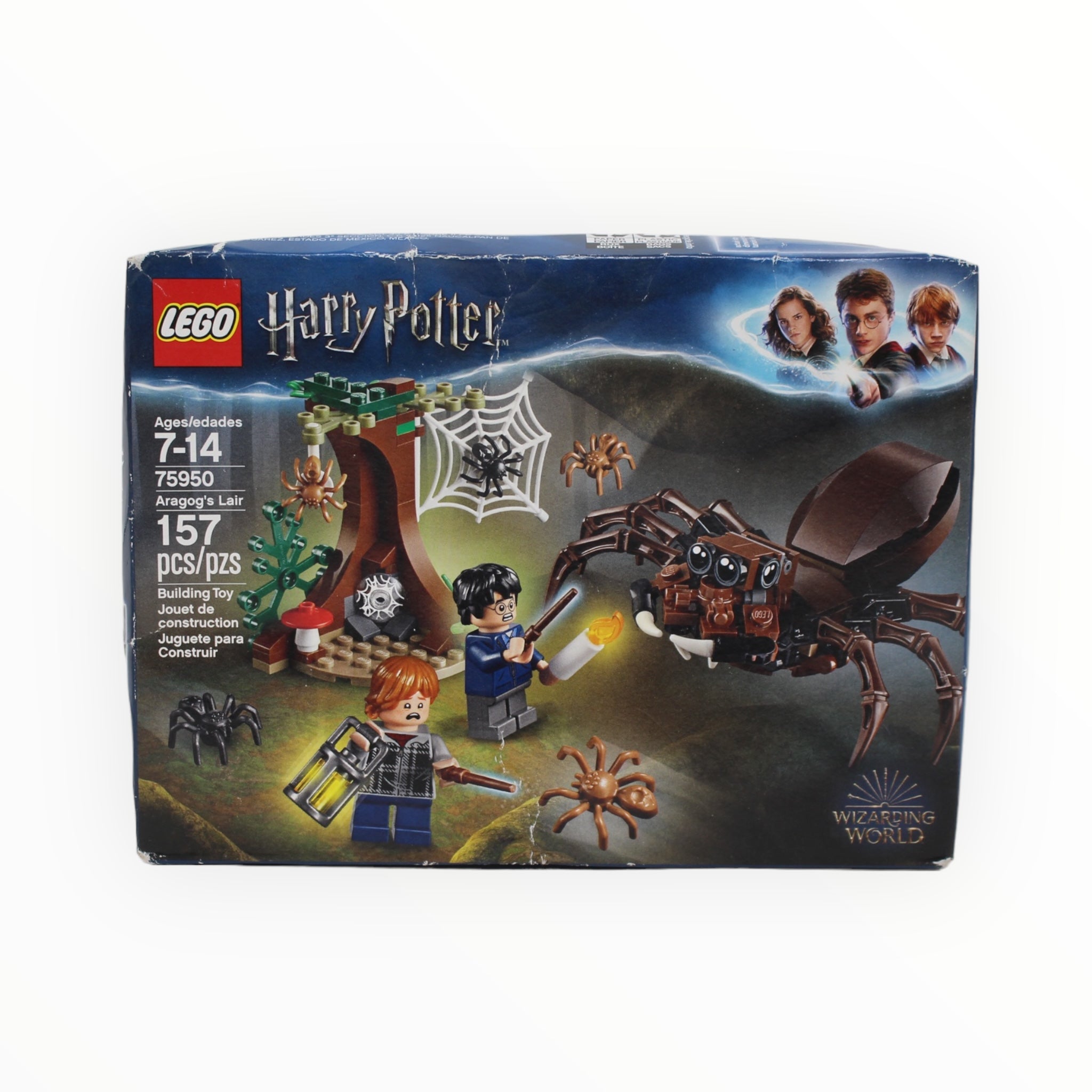 Retired Set 75950 Harry Potter Aragog’s Lair (damaged box)