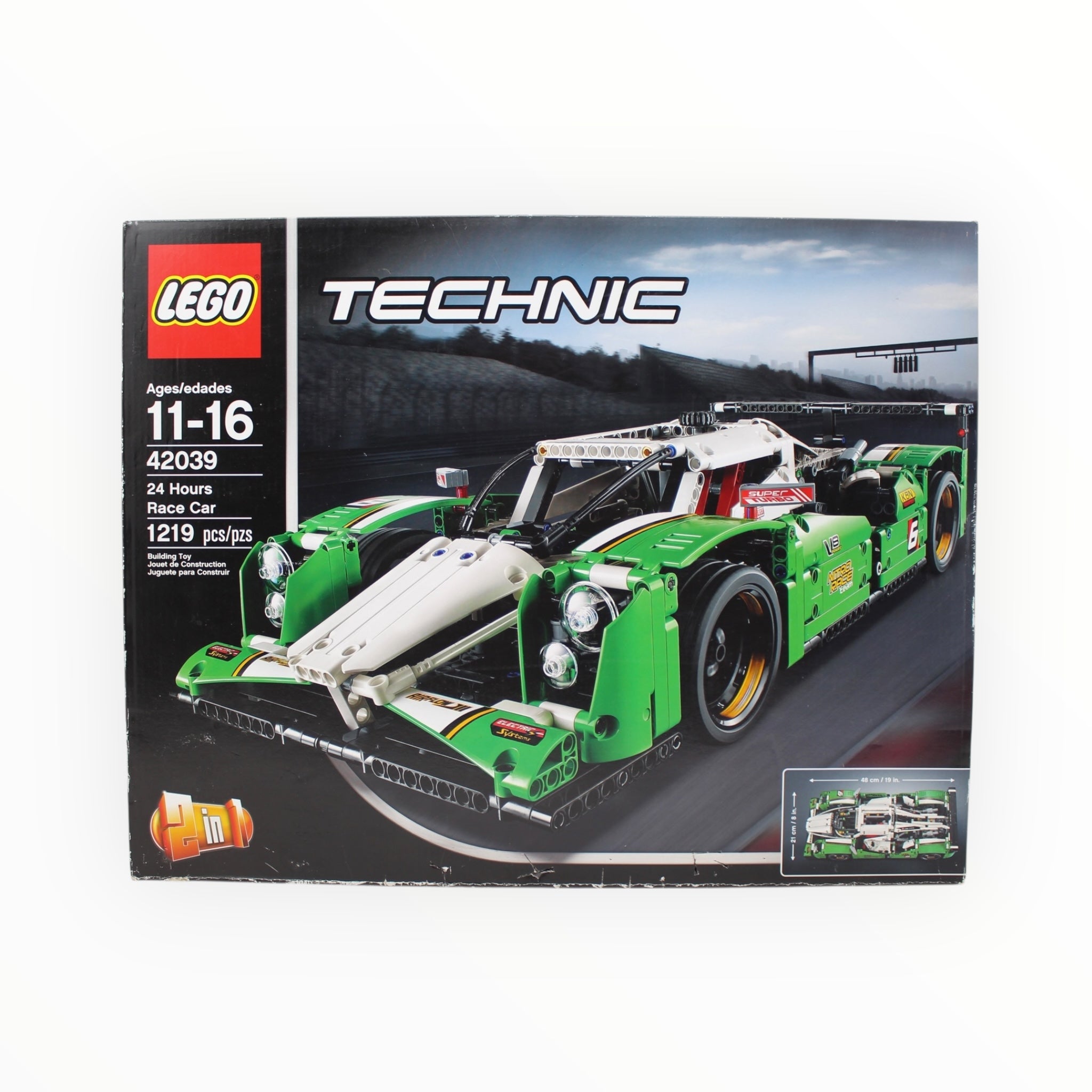 Retired Set 42039 Technic 24 Hours Race Car (damaged box)