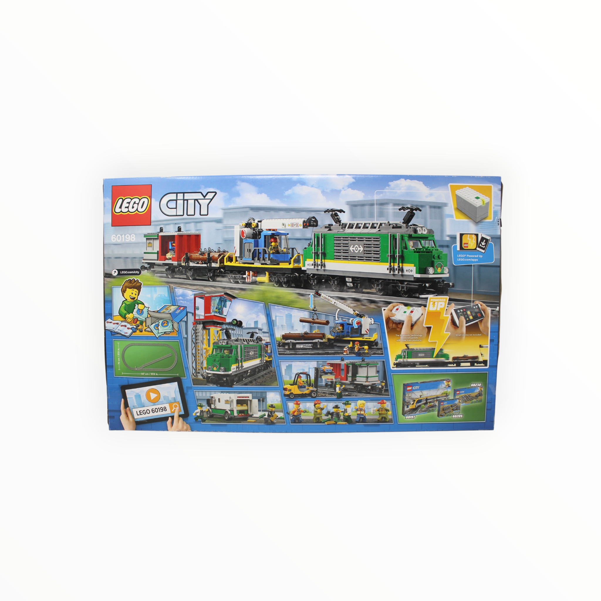 Retired Set 60198 City Cargo Train (2018, slight box damage)