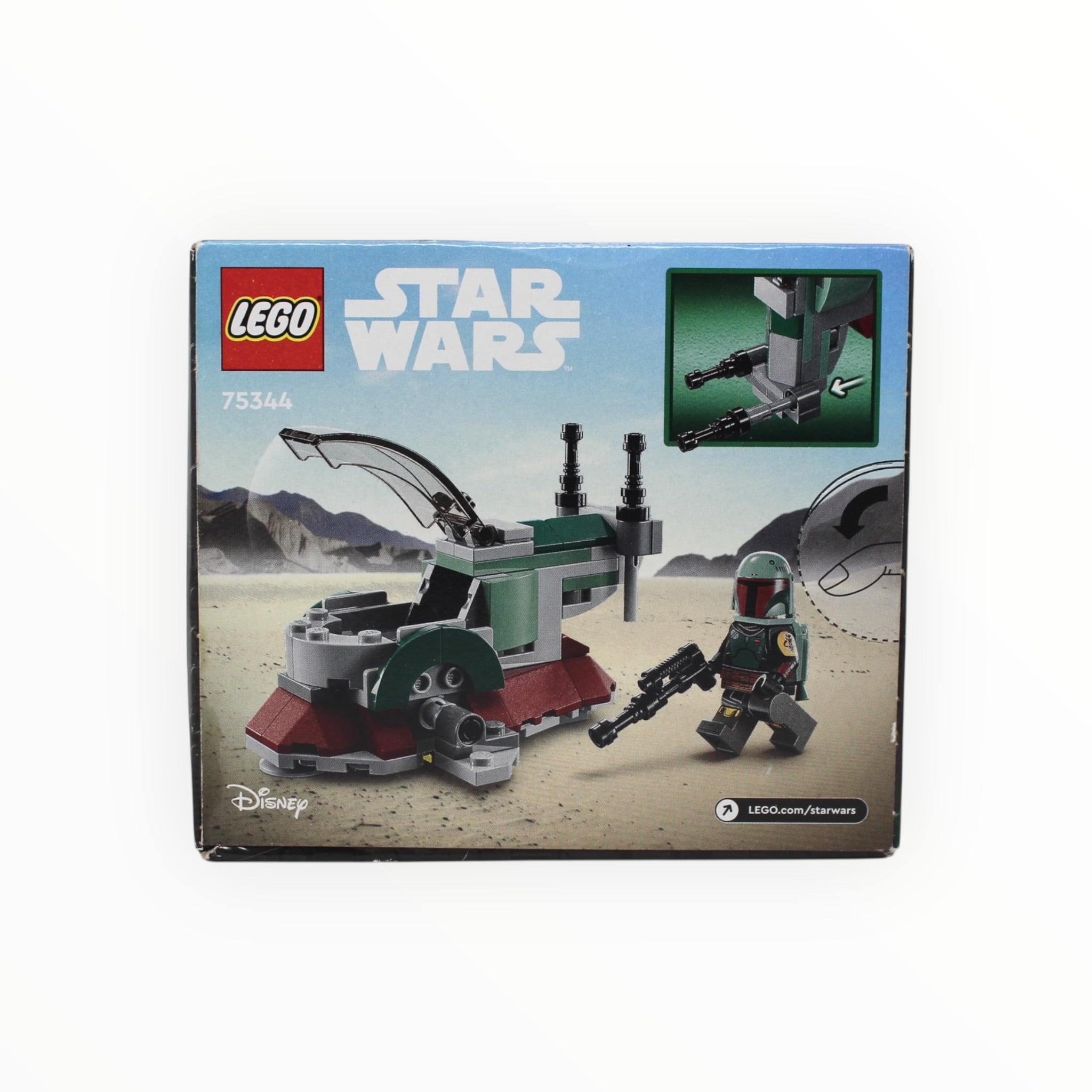 Retired Set 75344 Star Wars Boba Fett Microfighter (very slight damage)