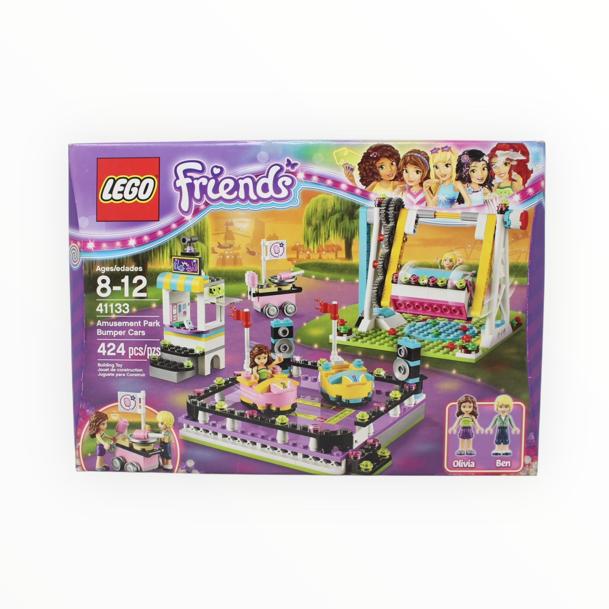 Retired Set 41133 Friends Amusement Park Bumper Cars (damaged box)