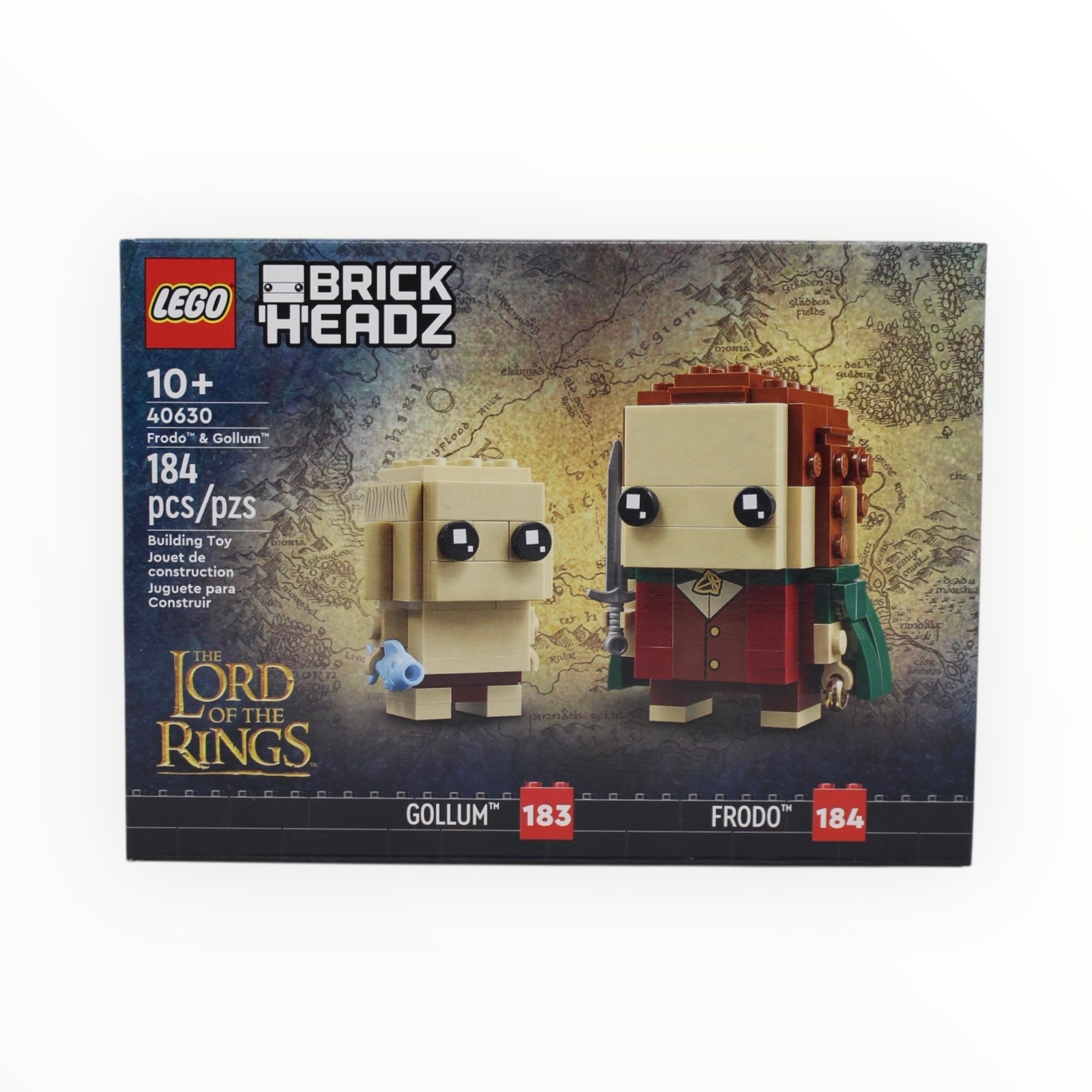 Retired Set 40630 The Lord of the Rings BrickHeadz Frodo & Gollum