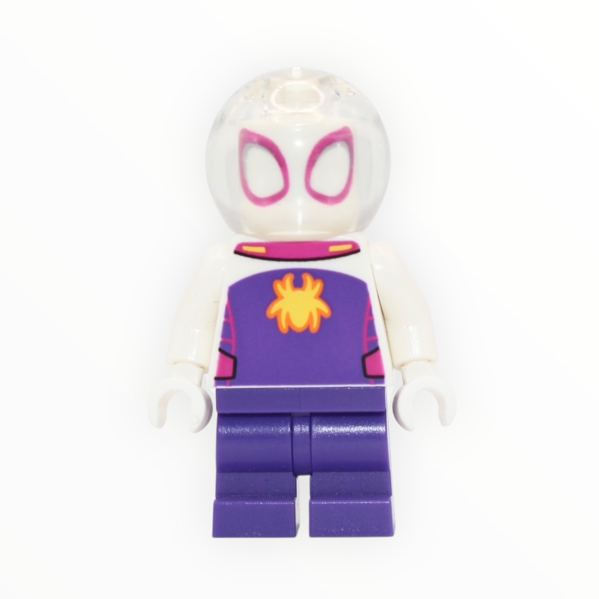 Ghost Spider (dome helmet, yellow spider, medium legs)