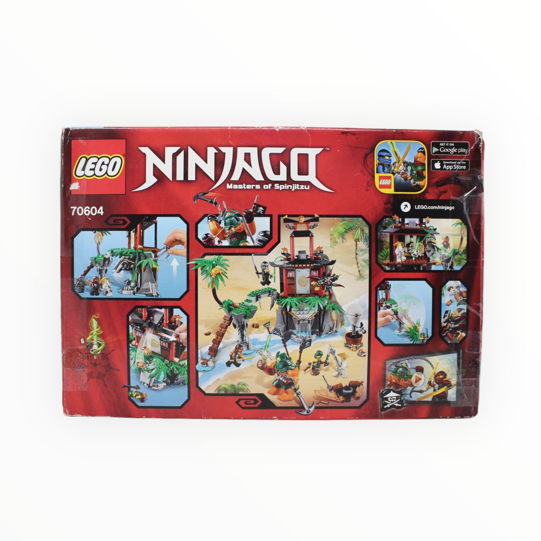 Certified Used Set 70604 Ninjago Tiger Widow Island (open box, sealed bags)