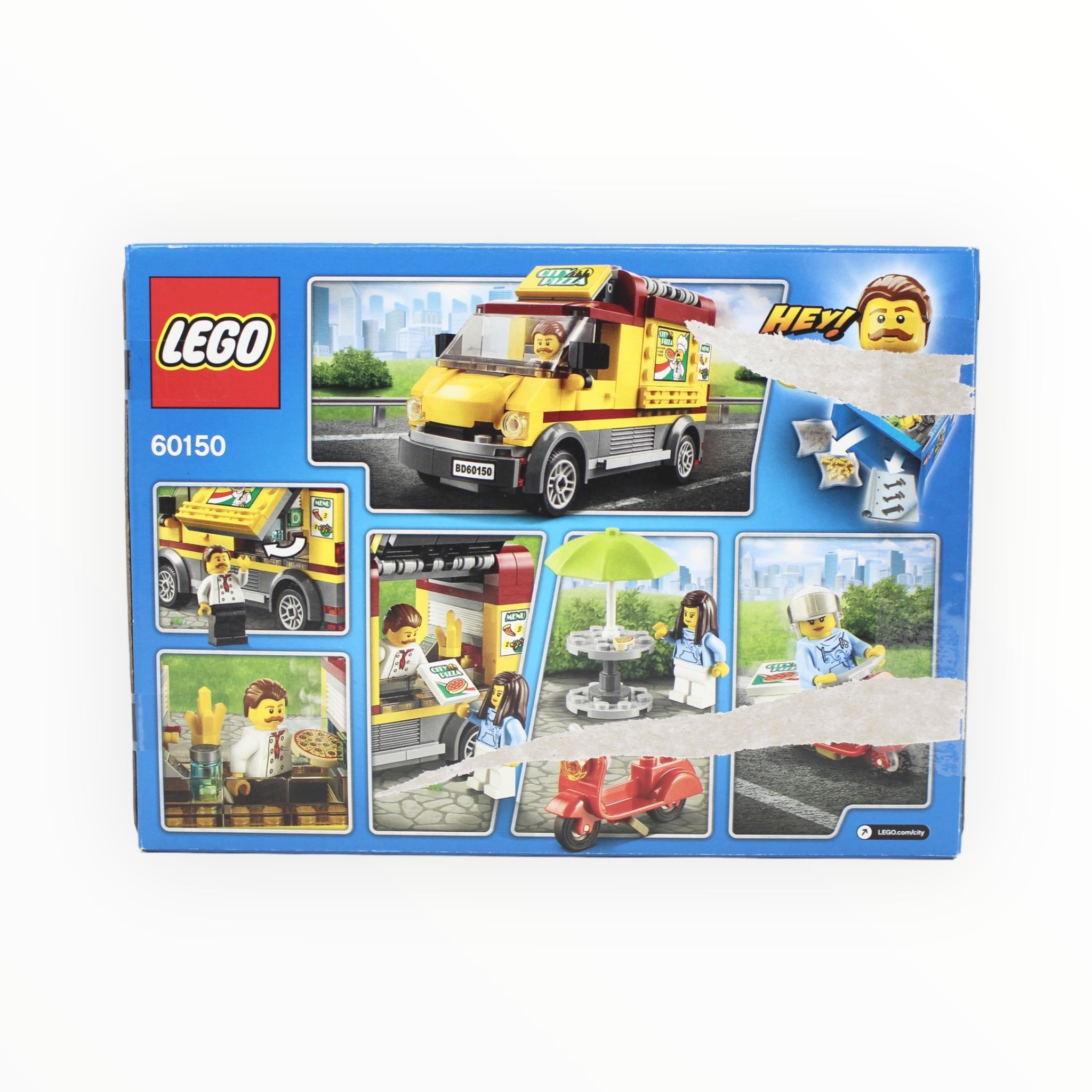 Certified Used Set 60150 City Pizza Van