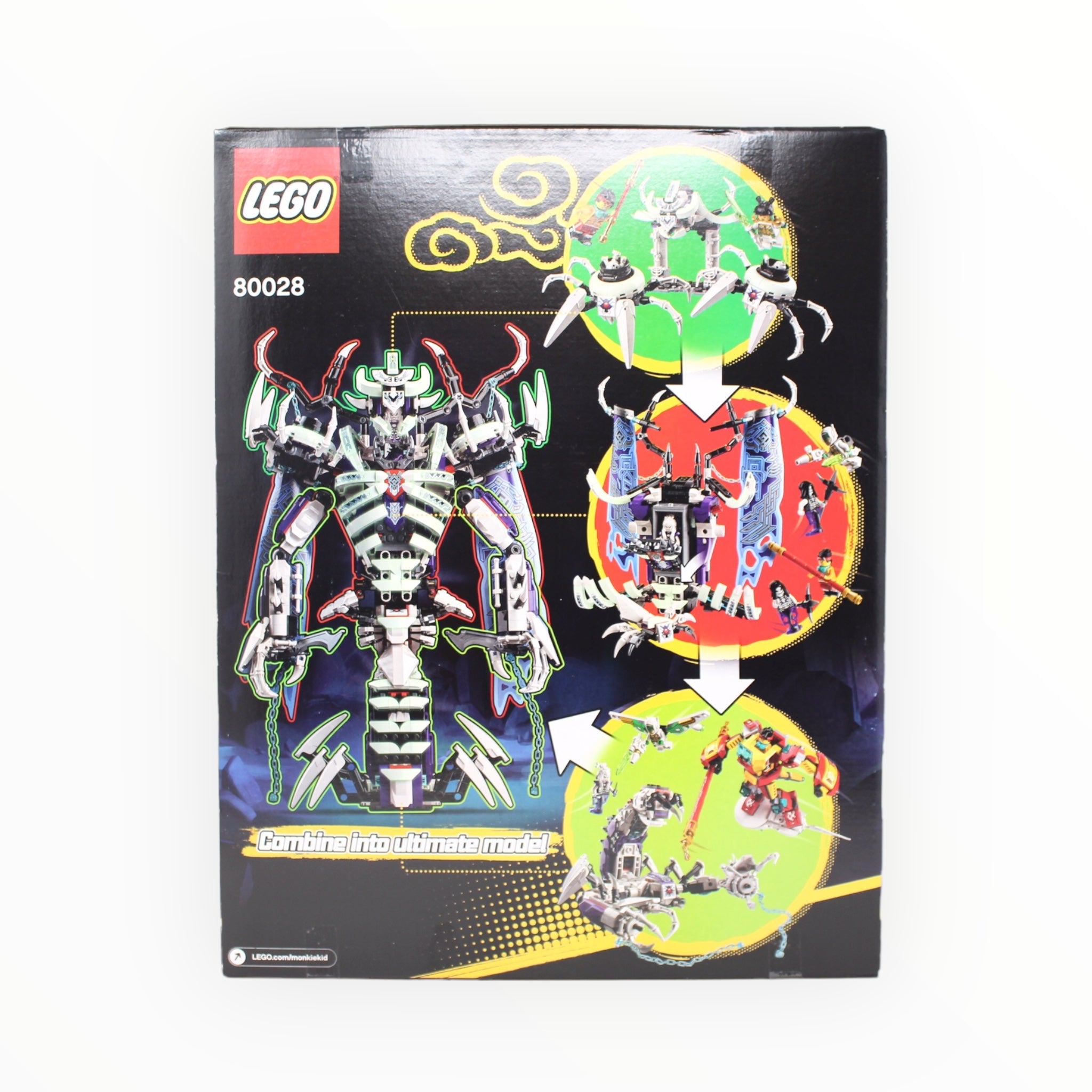 Retired Set 80028 Monkie Kid The Bone Demon