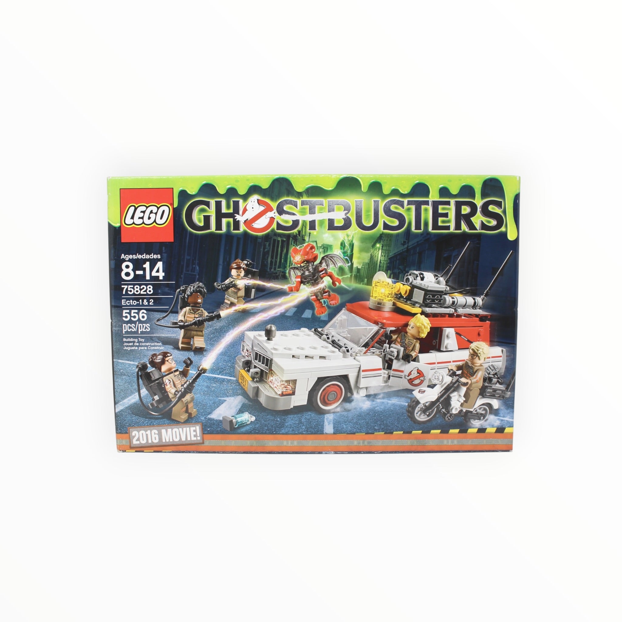 Retired Set 75828 Ghostbusters Ecto-1 & 2 (slight box damage)