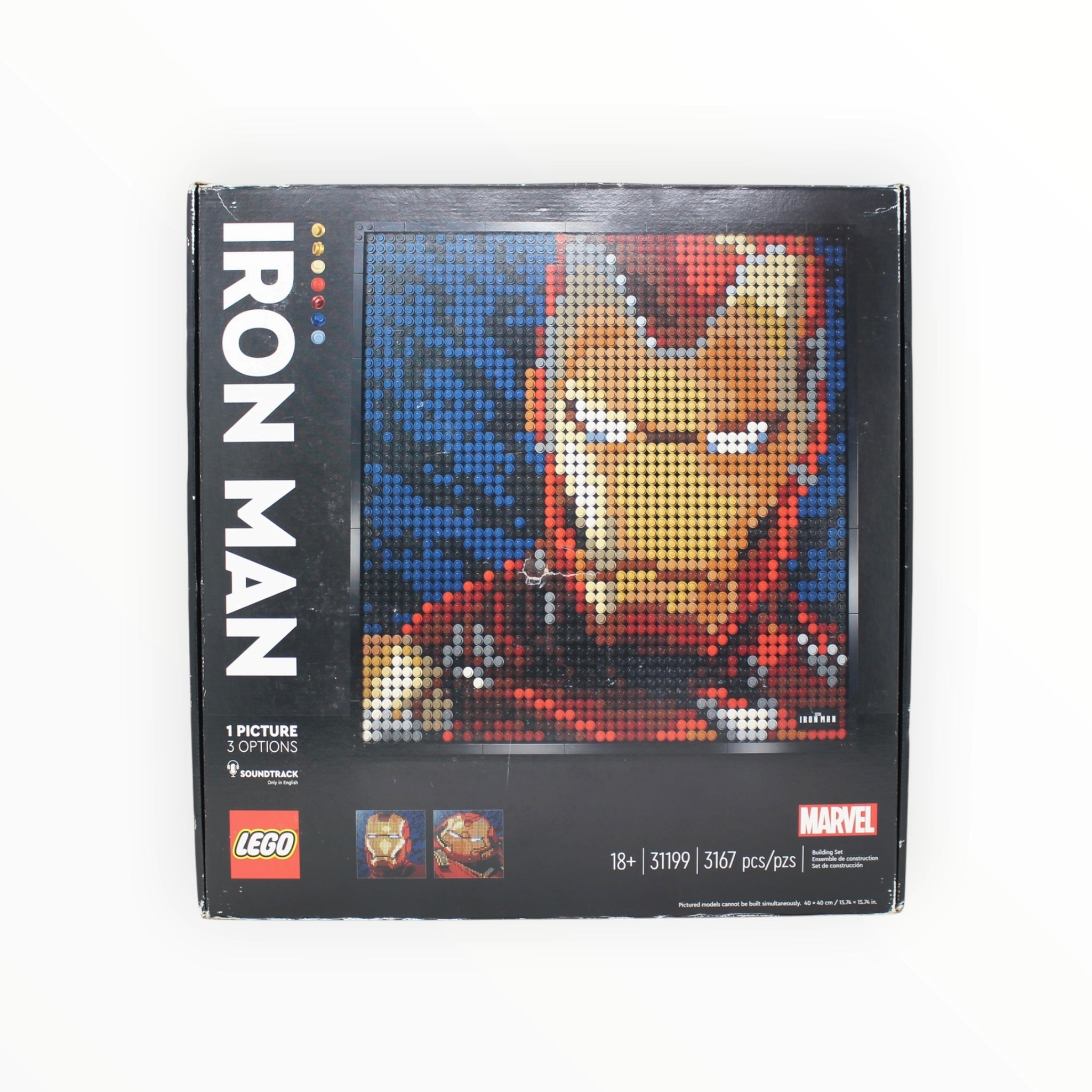 Retired Set 31199 Marvel Iron Man Mosaic (damaged box)