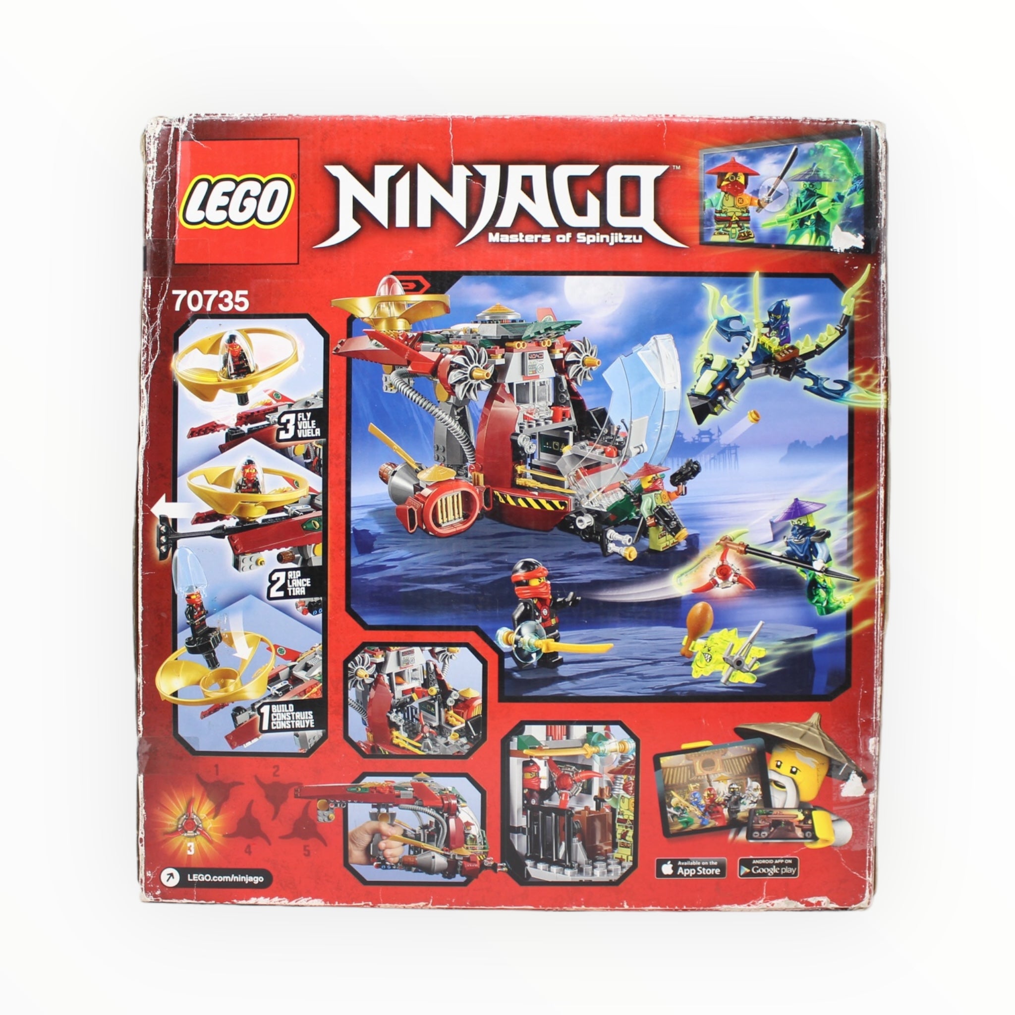 Certified Used Set 70735 Ninjago Ronin R.E.X. (open box, sealed bags)