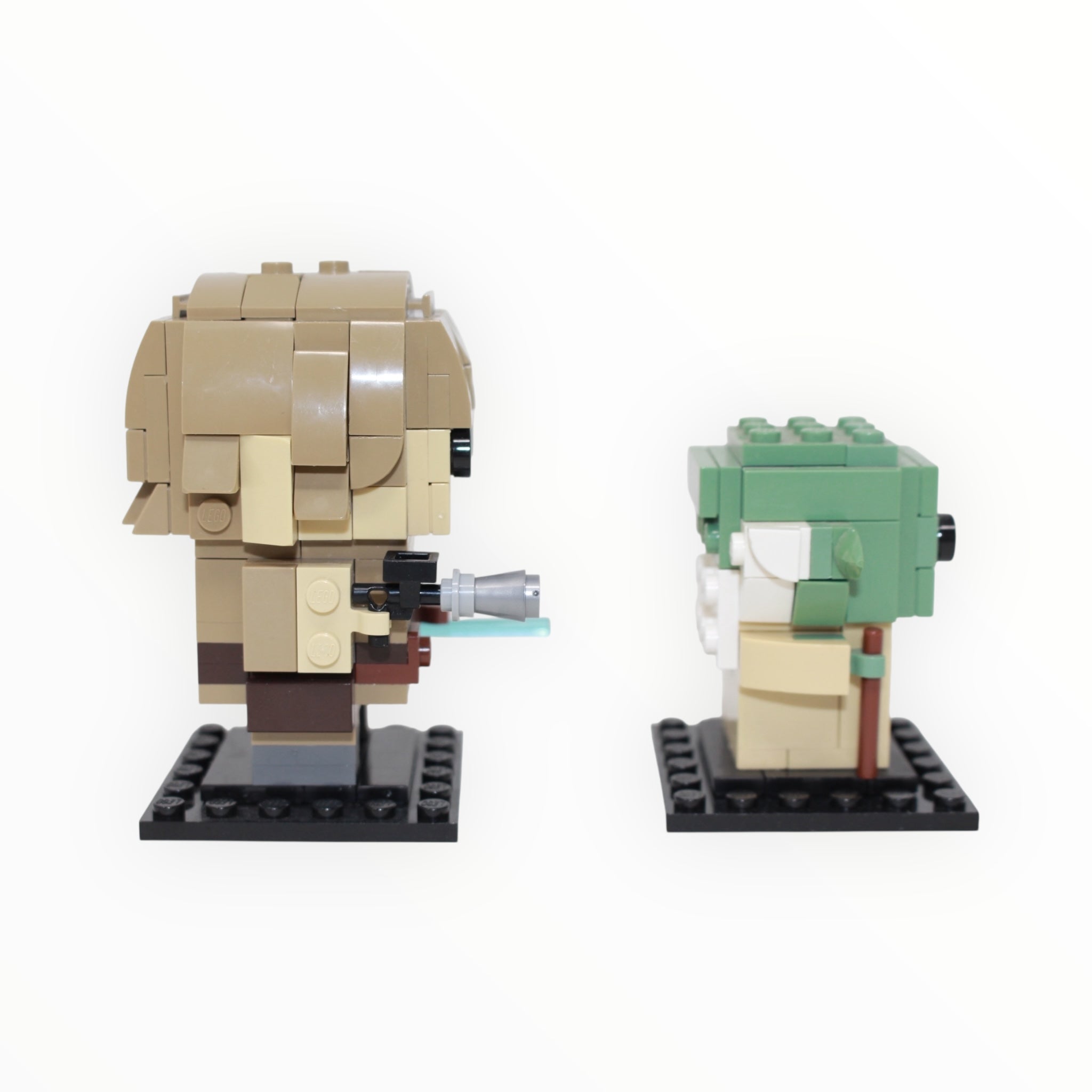 Used Set 41627 BrickHeadz Star Wars Luke Skywalker & Yoda
